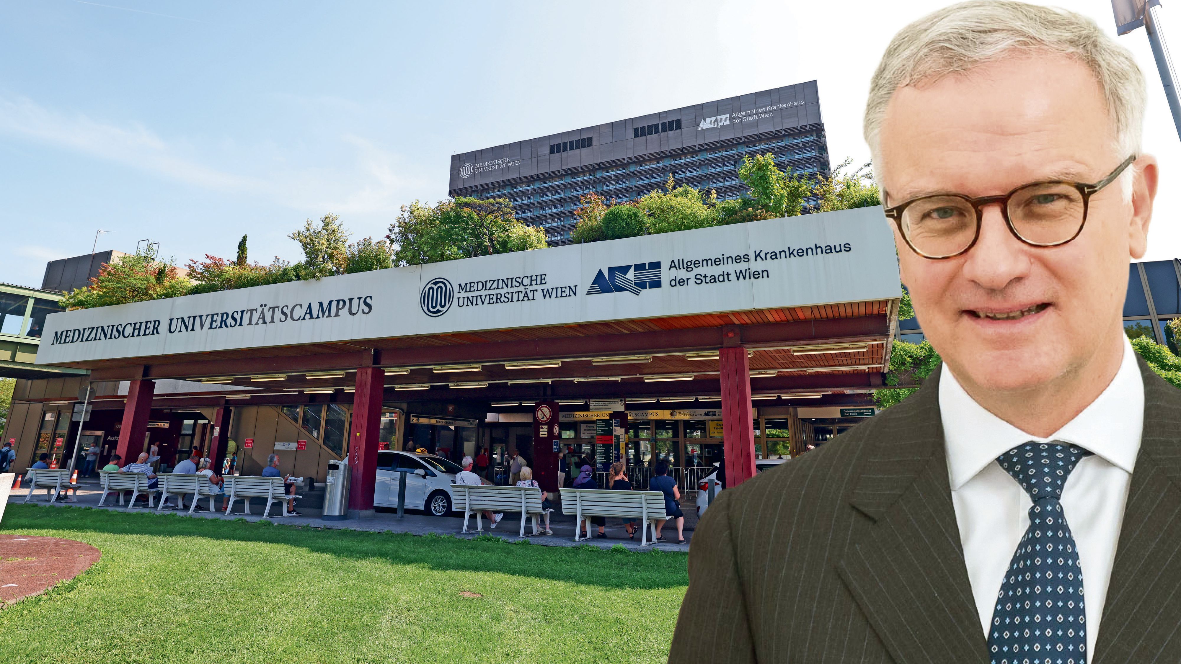 Markus Müller, Rektor der MedUni Wien, warnt vor fatalen Folgen der Budgetkürzung für die medizinische Versorgung.