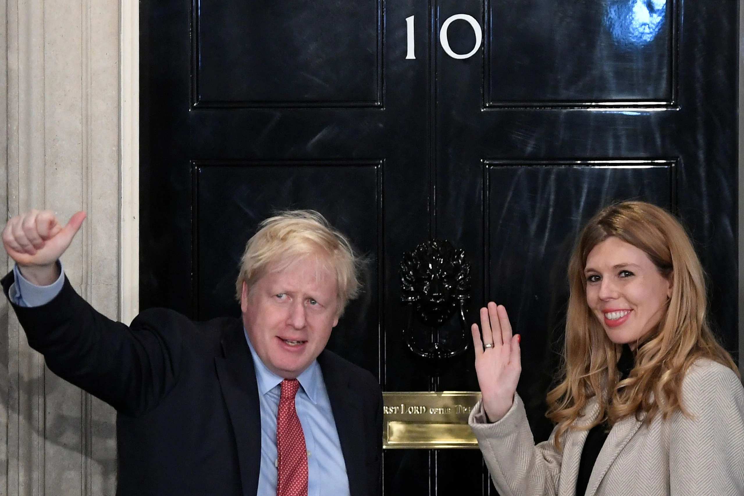 Lebten die erste Zeit ihrer Beziehung unverheiratet in Downing Street 10: Carrie und Boris Johnson