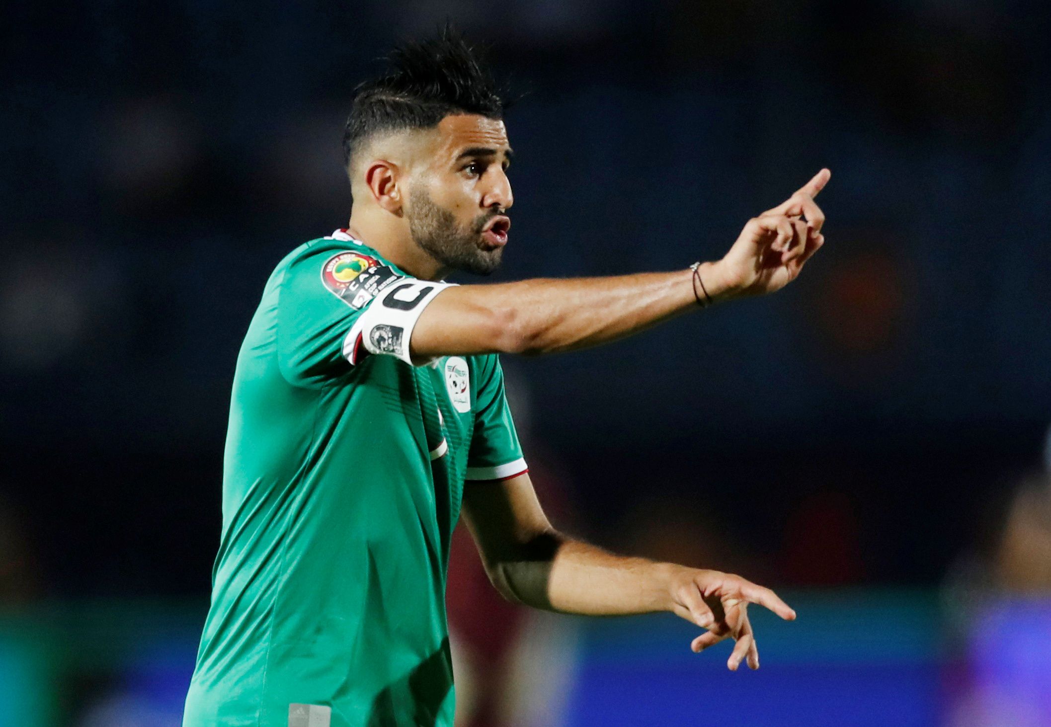 Algeriens Star Riyad Mahrez. 