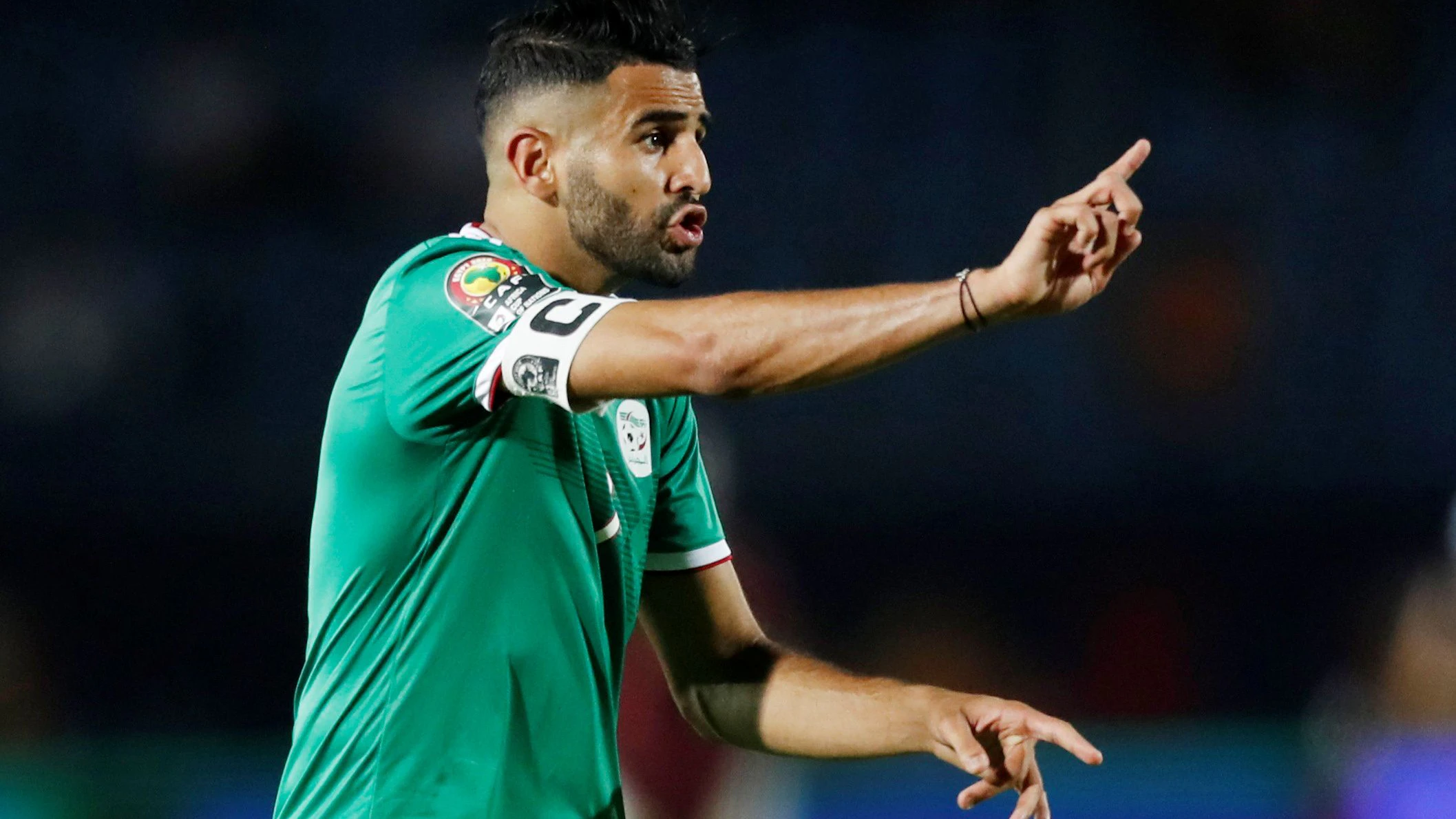 Algeriens Star Riyad Mahrez. 