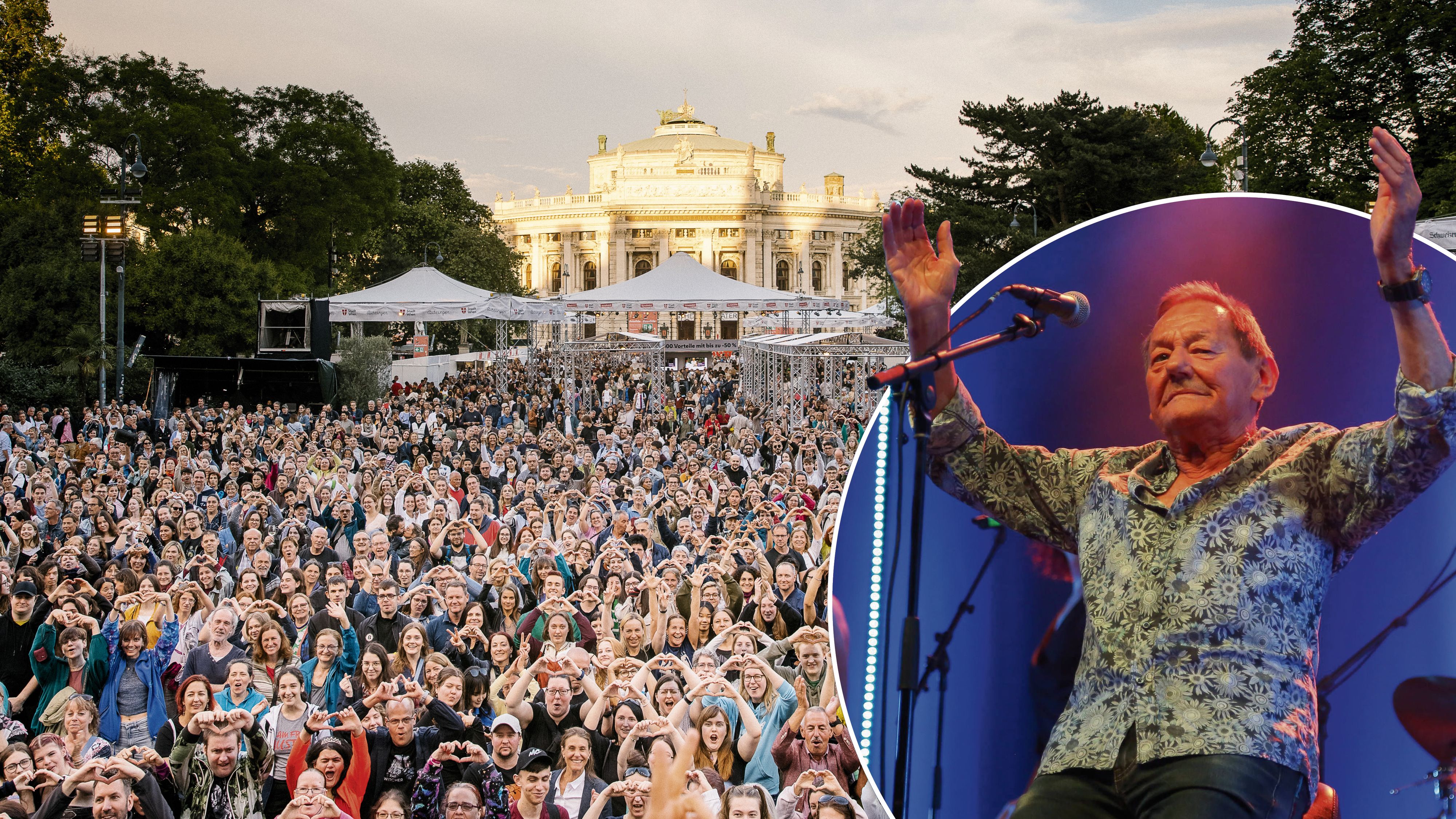 Wolfgang Ambros rockt am Samstag das Wienliebe Festival am Wiener Rathausplatz.