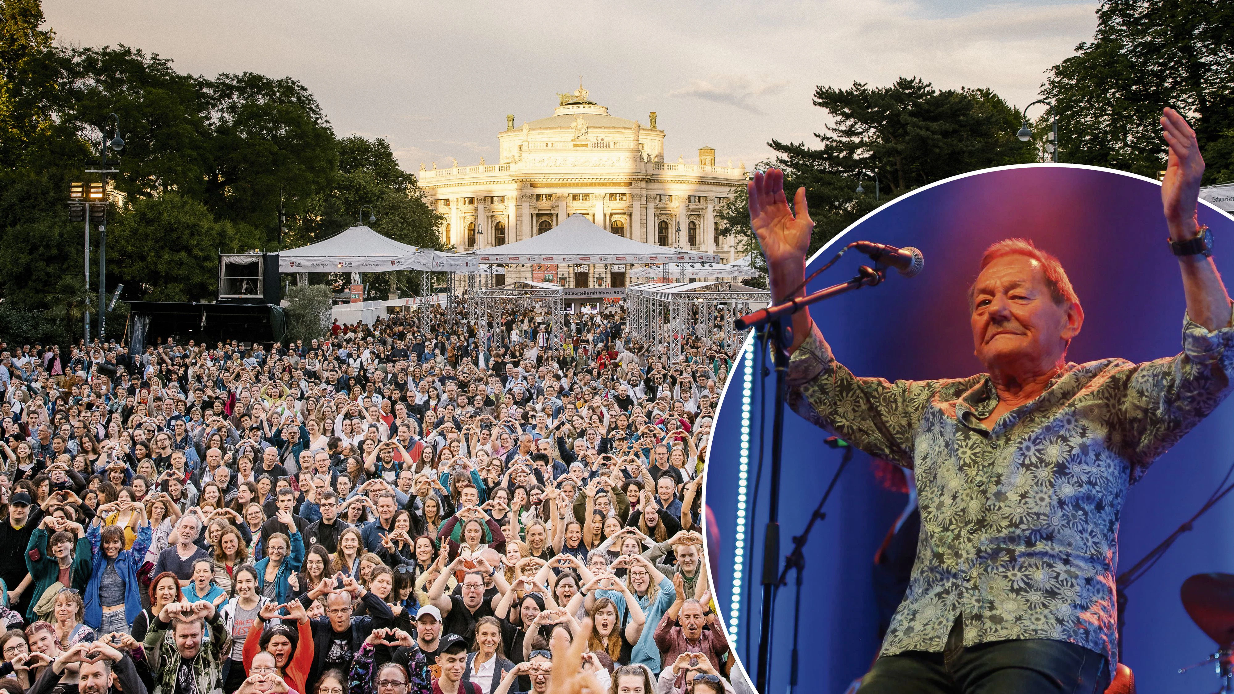 Wolfgang Ambros rockt am Samstag das Wienliebe Festival am Wiener Rathausplatz.