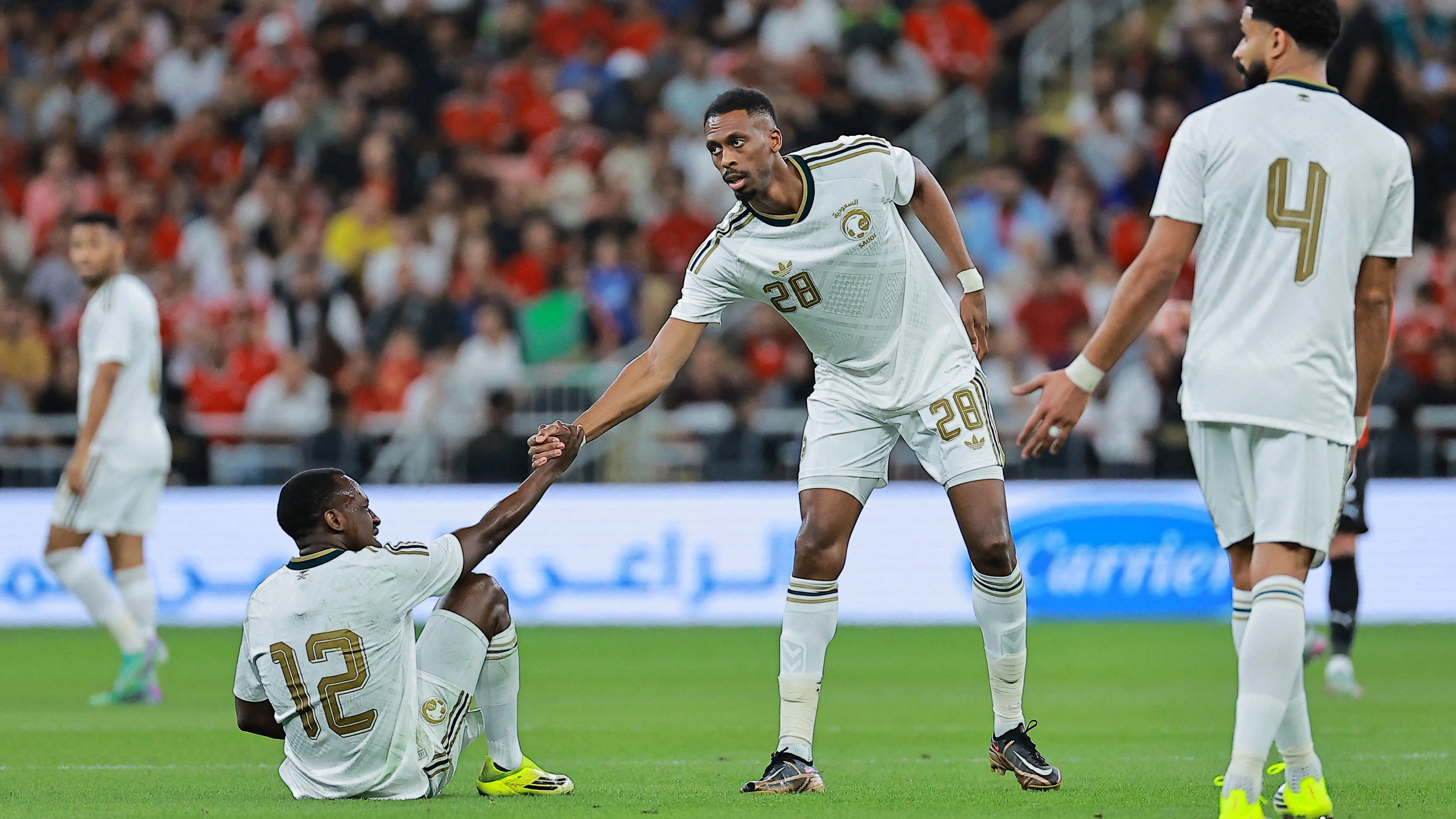 Das Team von Saudi Arabien