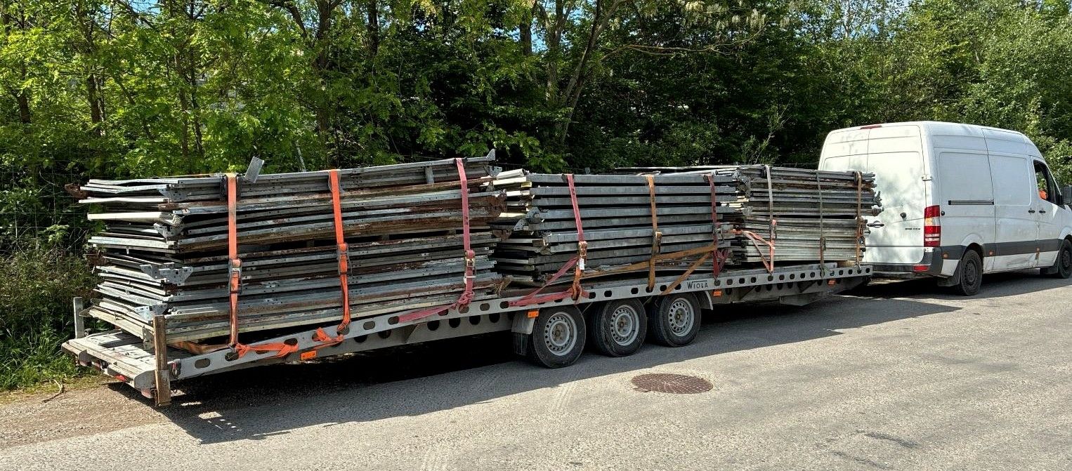 Die Anhängerlast war um 251 Prozent überschritten.