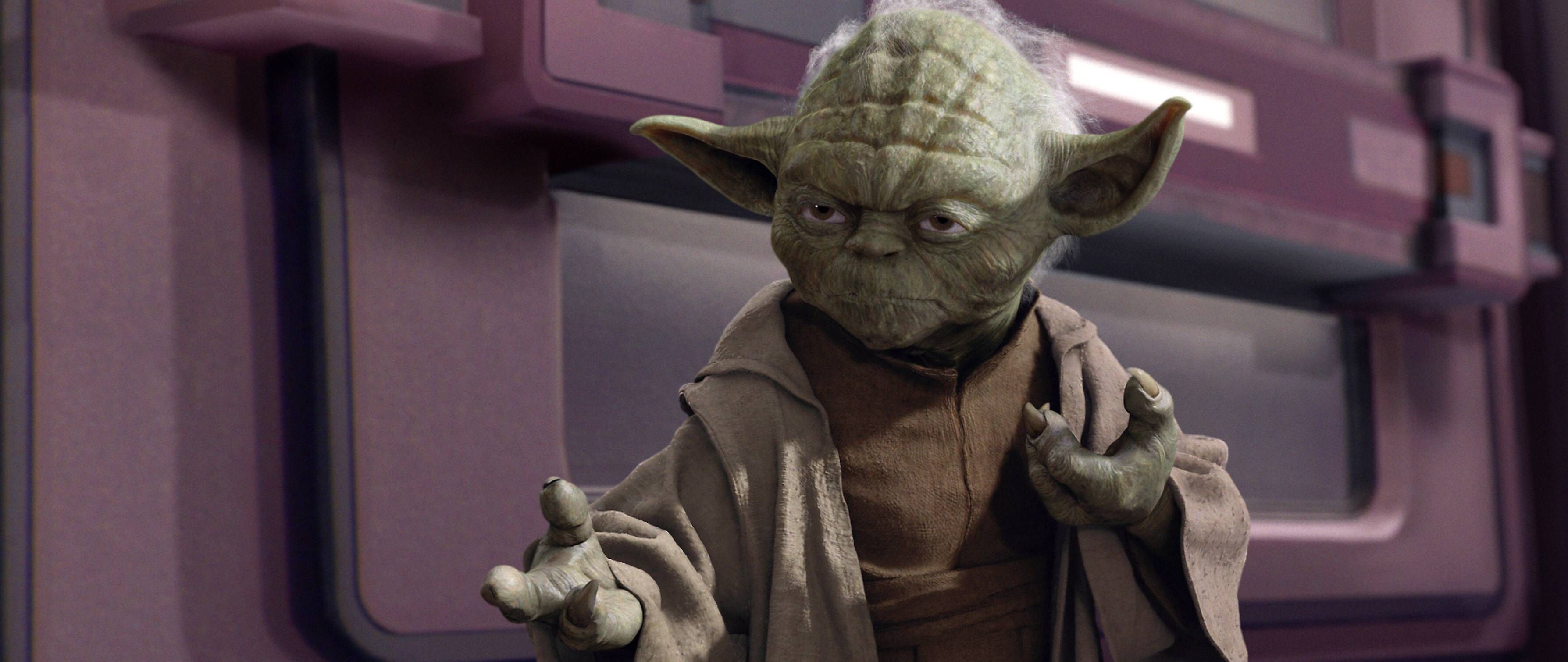 Meister Yoda hat seine Stimme verloren.