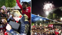 Arsenal-Fans feiern Meistertitel