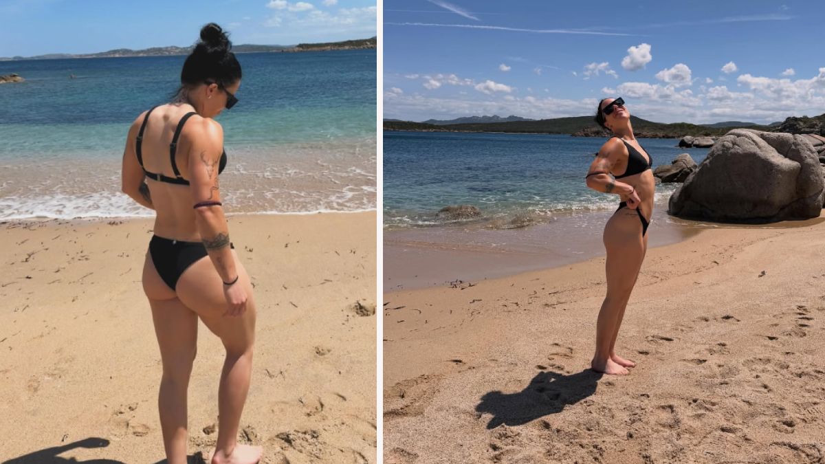 Stephanie Brunner genießt ihren Urlaub.