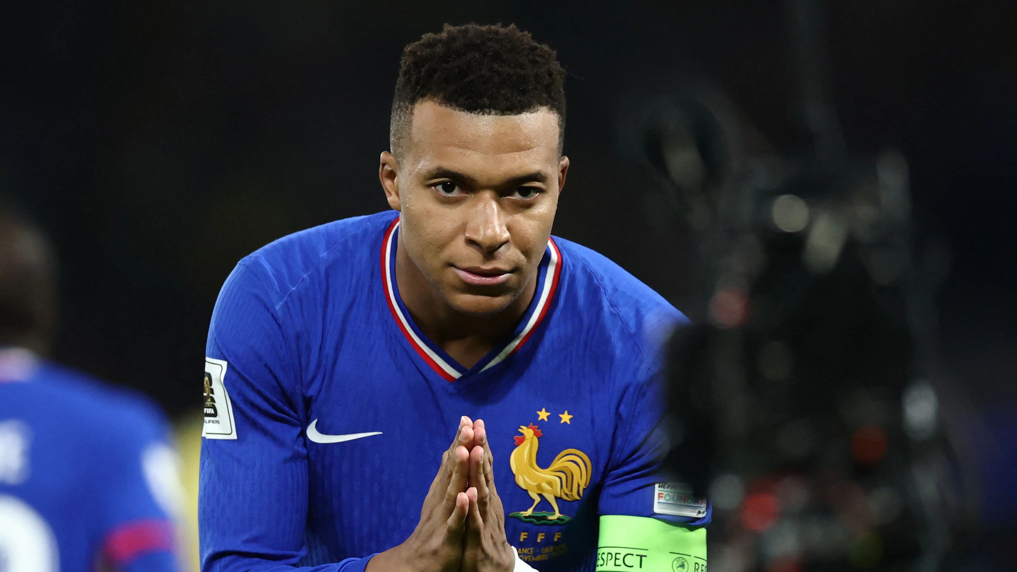Fußball-Star Kylian Mbappe. 