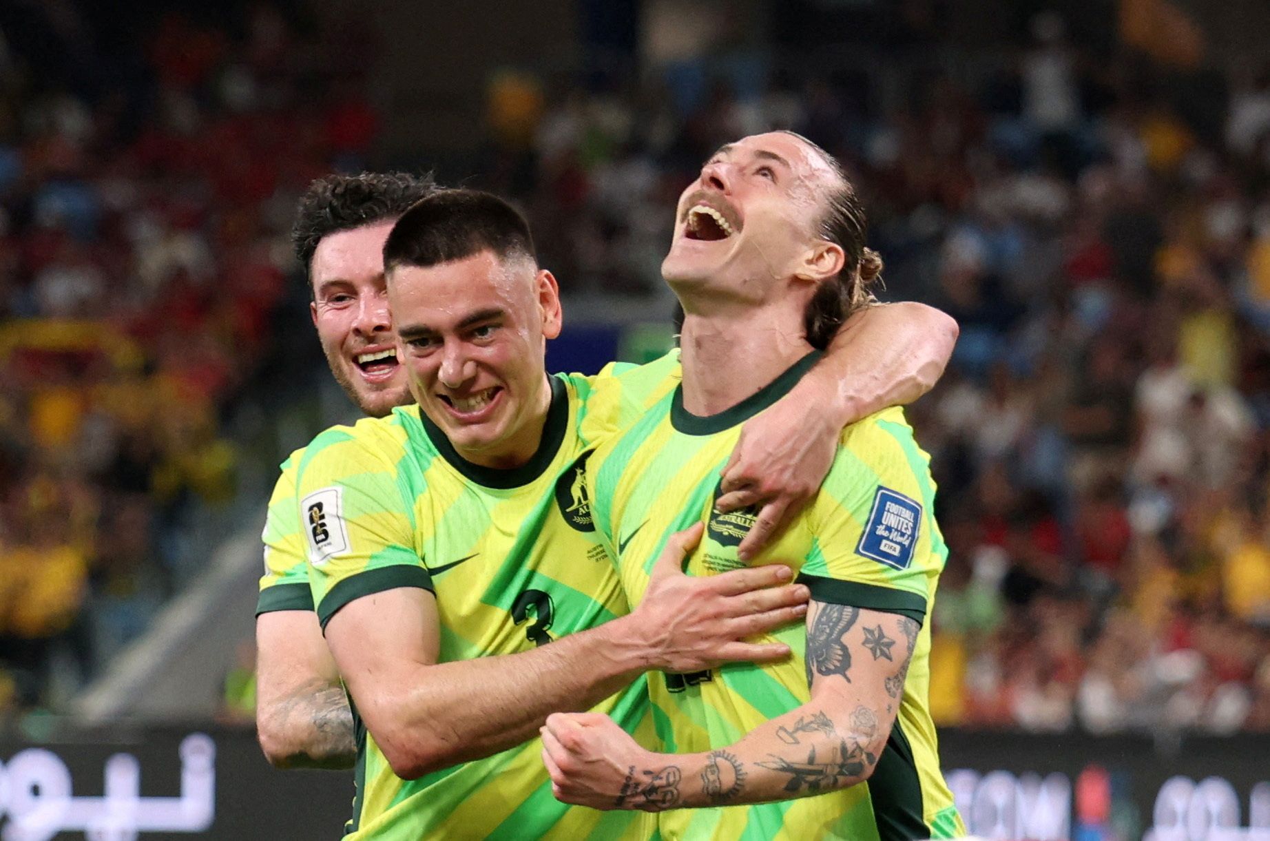 Australien-Kapitän Jackson Irvine. 