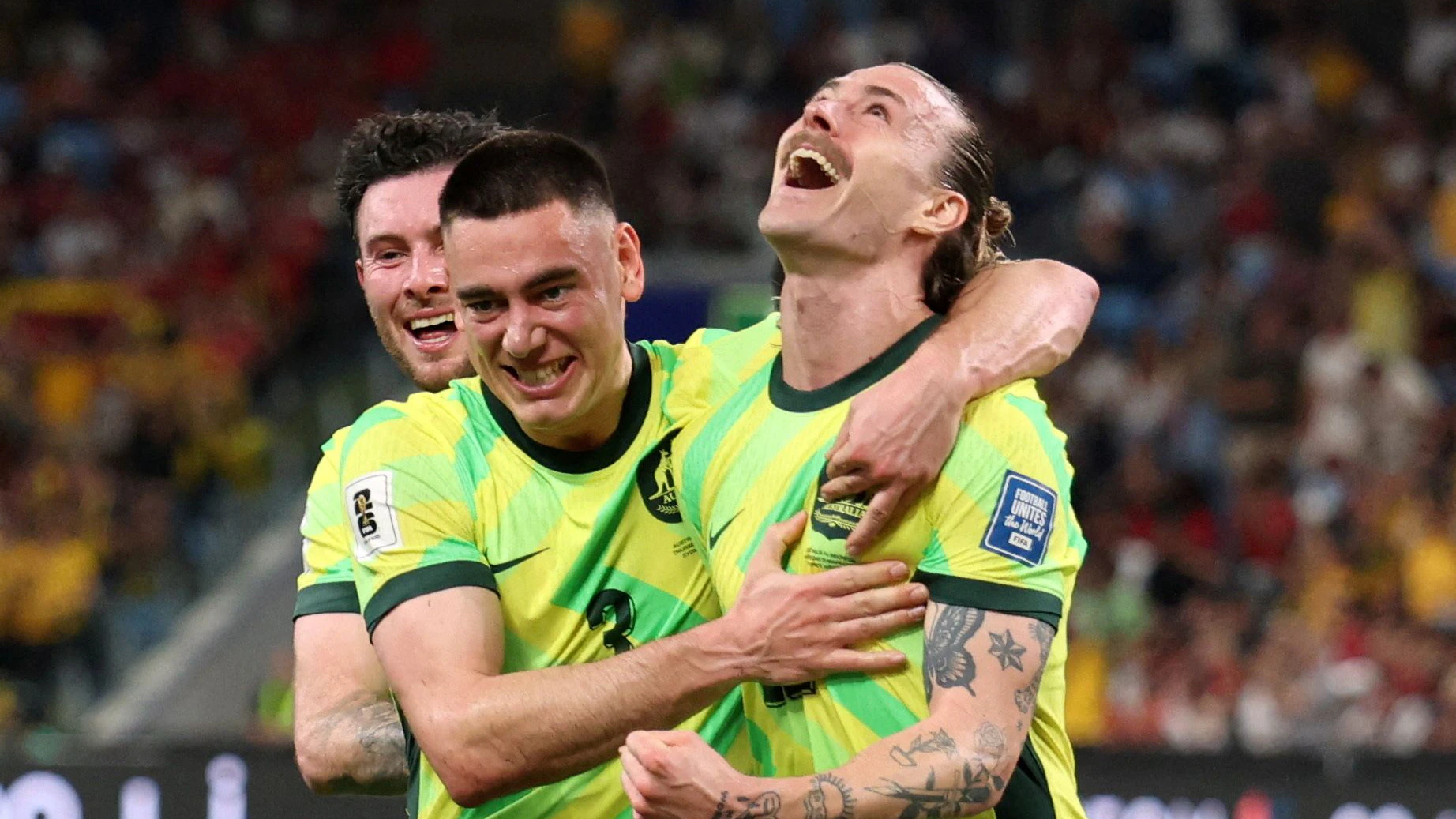 Australien-Kapitän Jackson Irvine. 