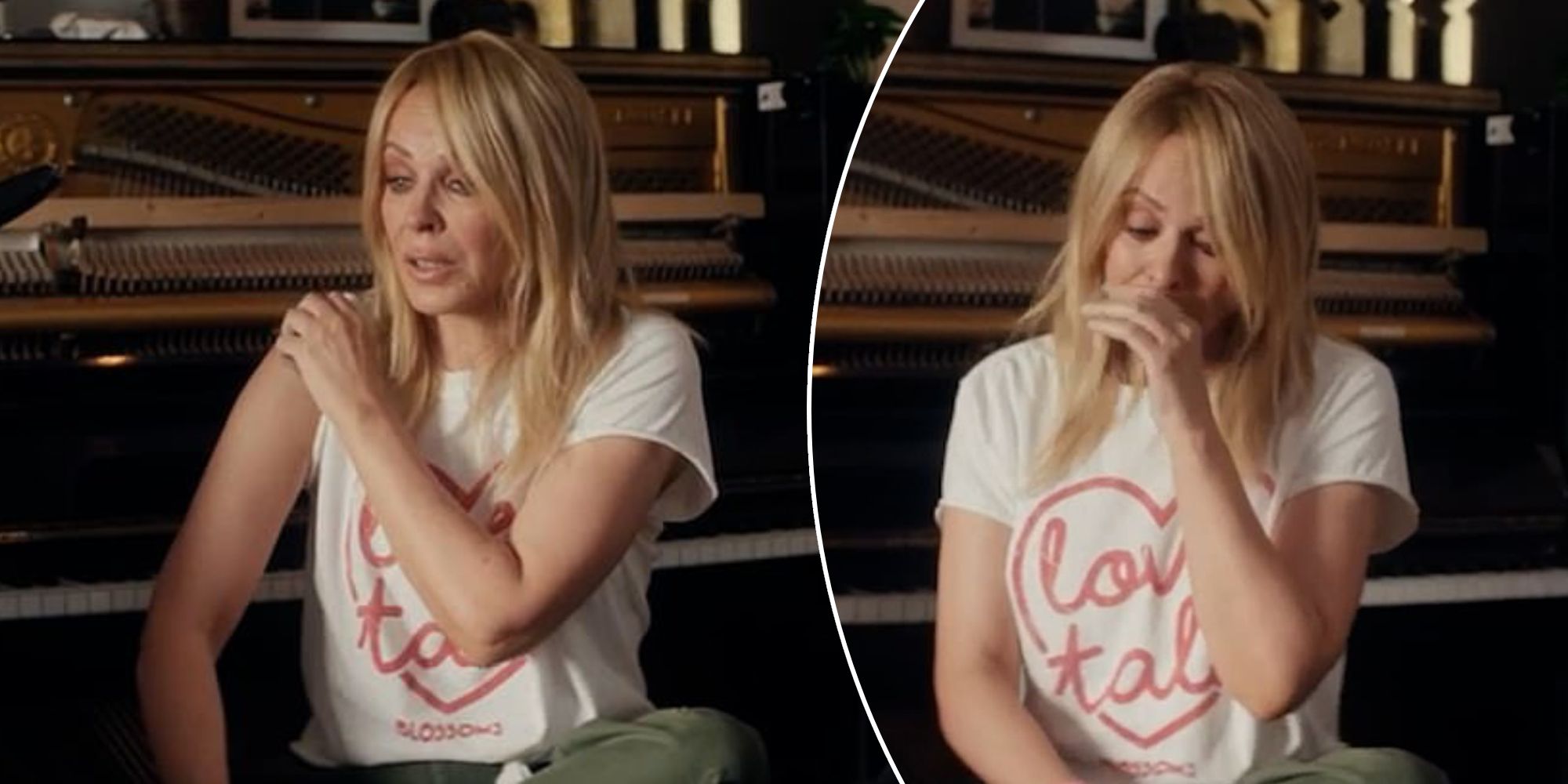 Kylie Minogue spricht über die schwierige Zeit.