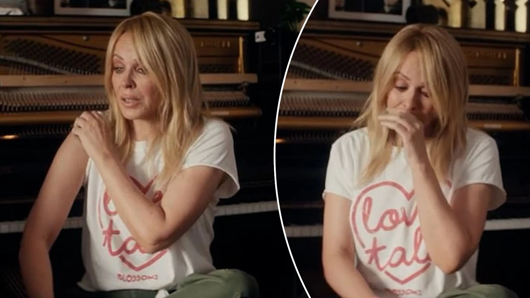 Kylie Minogue spricht über die schwierige Zeit.