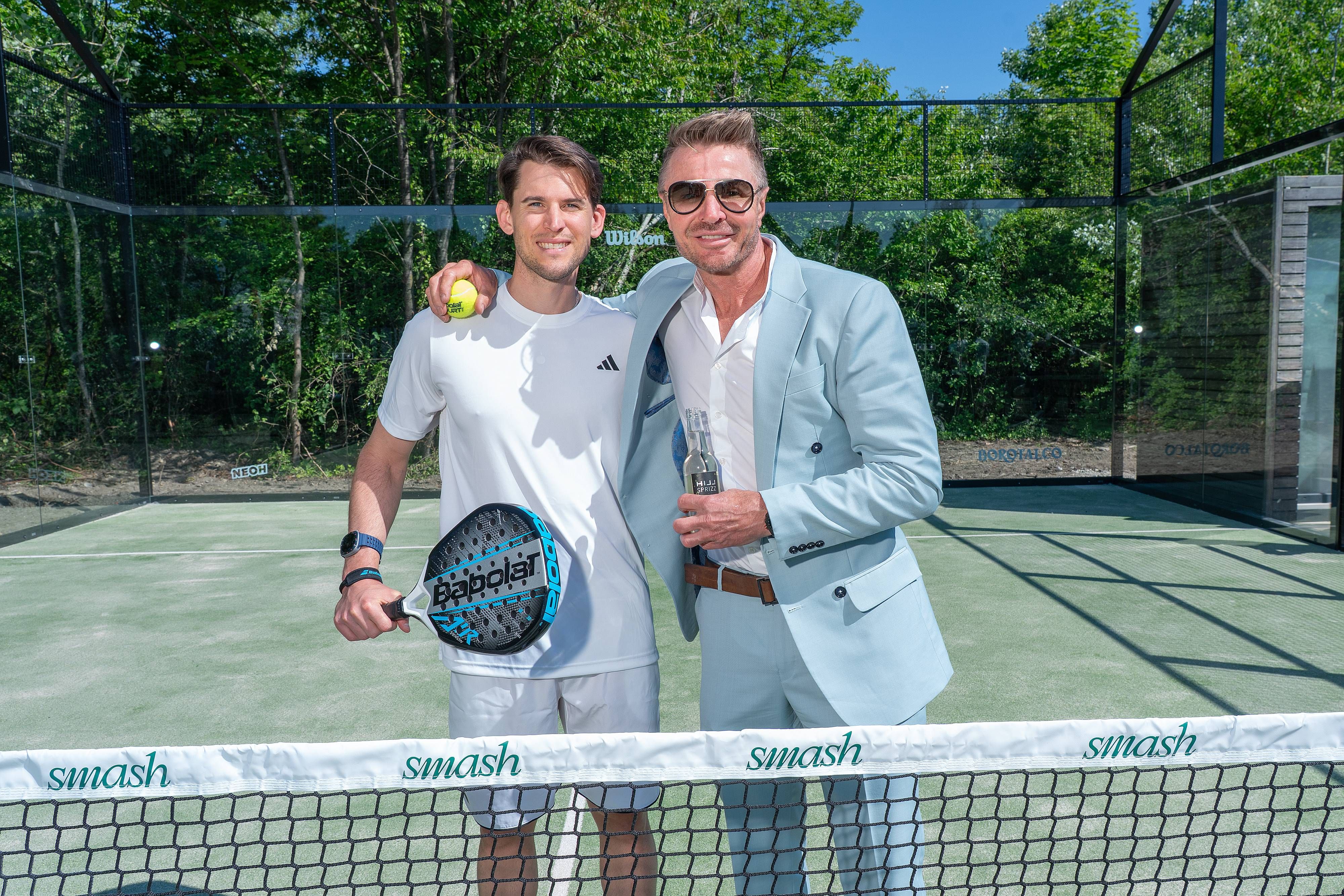 Dominic Thiem und Leo Hillinger bewiesen ihr Können am Court