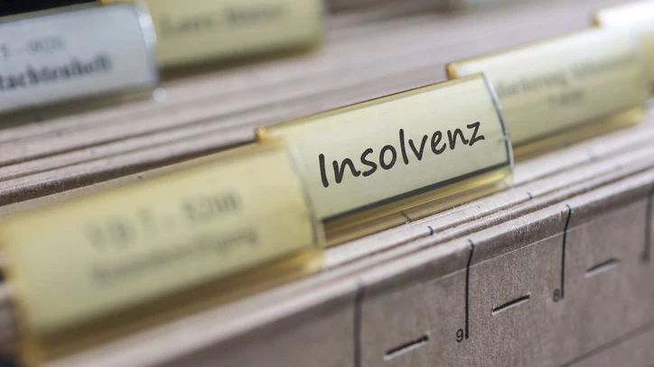 Symbolbild einer Insolvenz