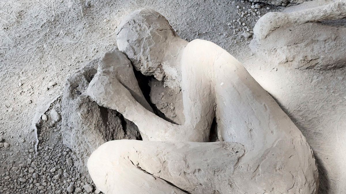 Bei diesem Toten aus Pompeji dürfte es sich um einen Arzt gehandelt haben.