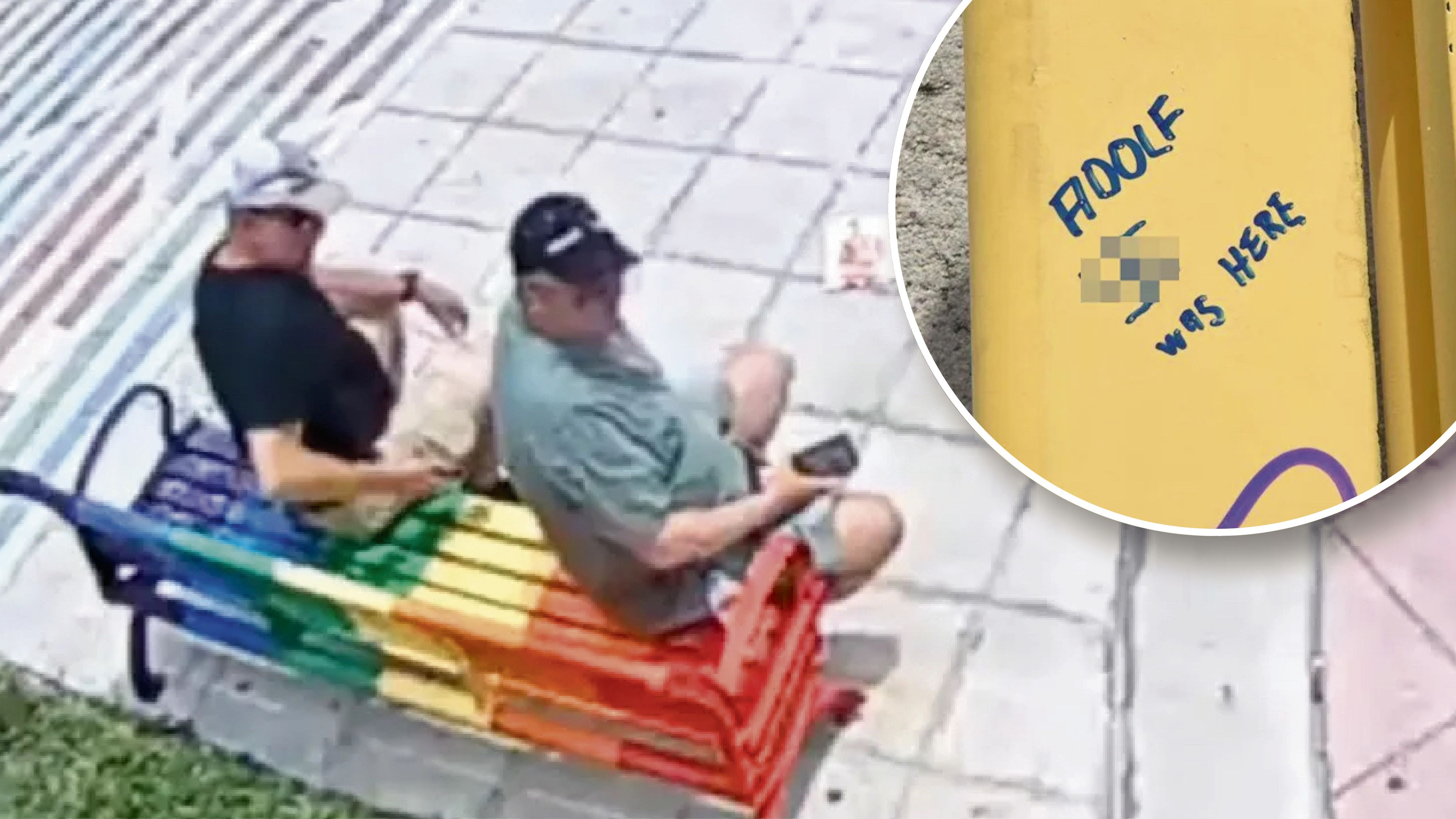 Zwei Deutsche aus Hessen befinden sich im US-Staat Florida in Haft, nachdem sie öffentliches Eigentum mit einem Hakenkreuz beschmierten
