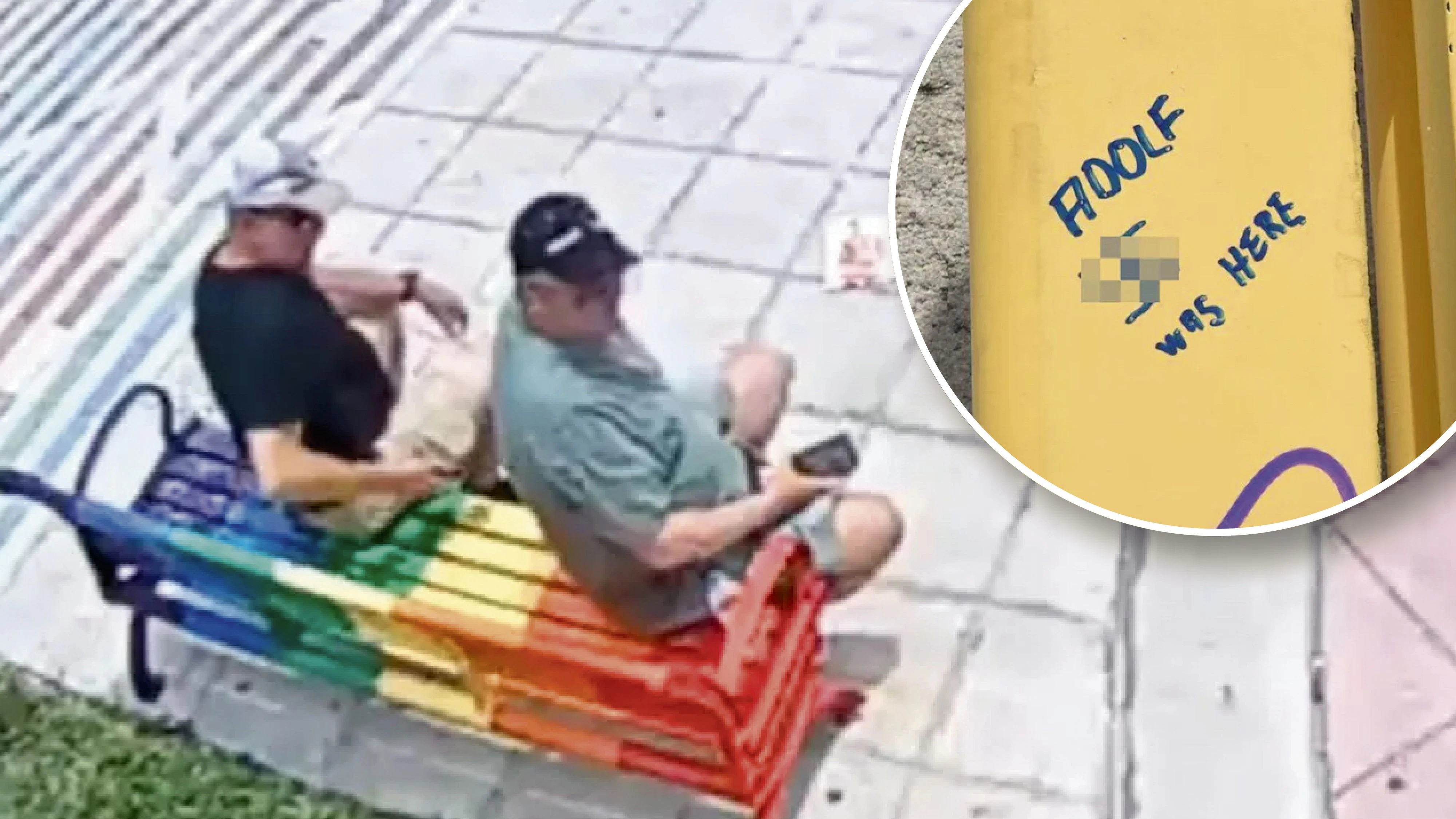Zwei Deutsche aus Hessen befinden sich im US-Staat Florida in Haft, nachdem sie öffentliches Eigentum mit einem Hakenkreuz beschmierten