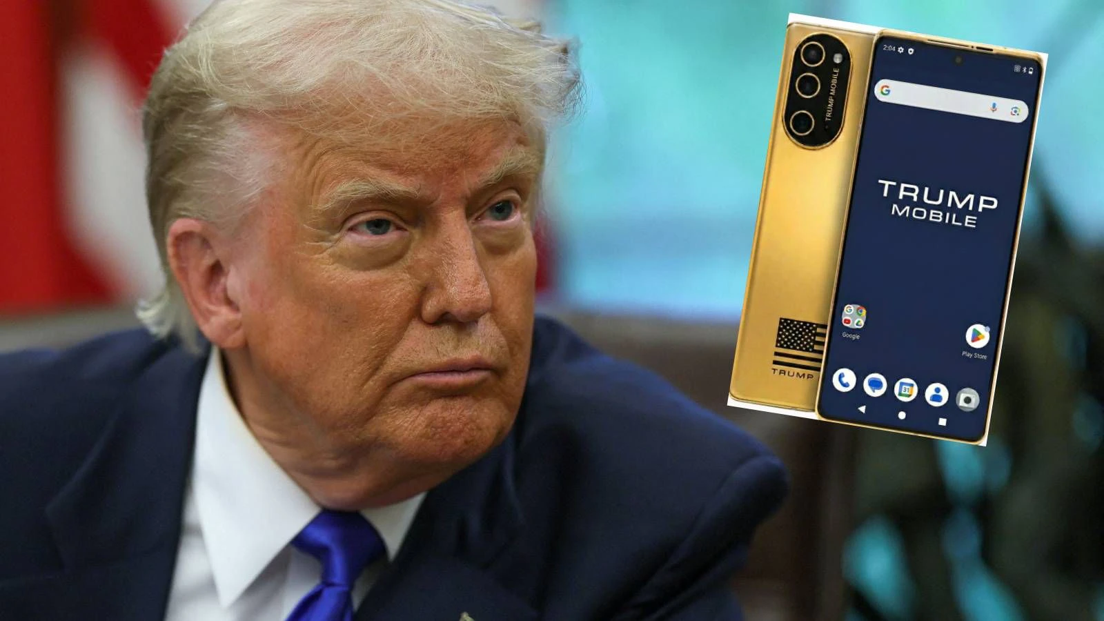 Das goldene Trump-Handy wird ausgeliefert. Jedoch gibt es bereits jetzt heftige Kritik von Nutzern.