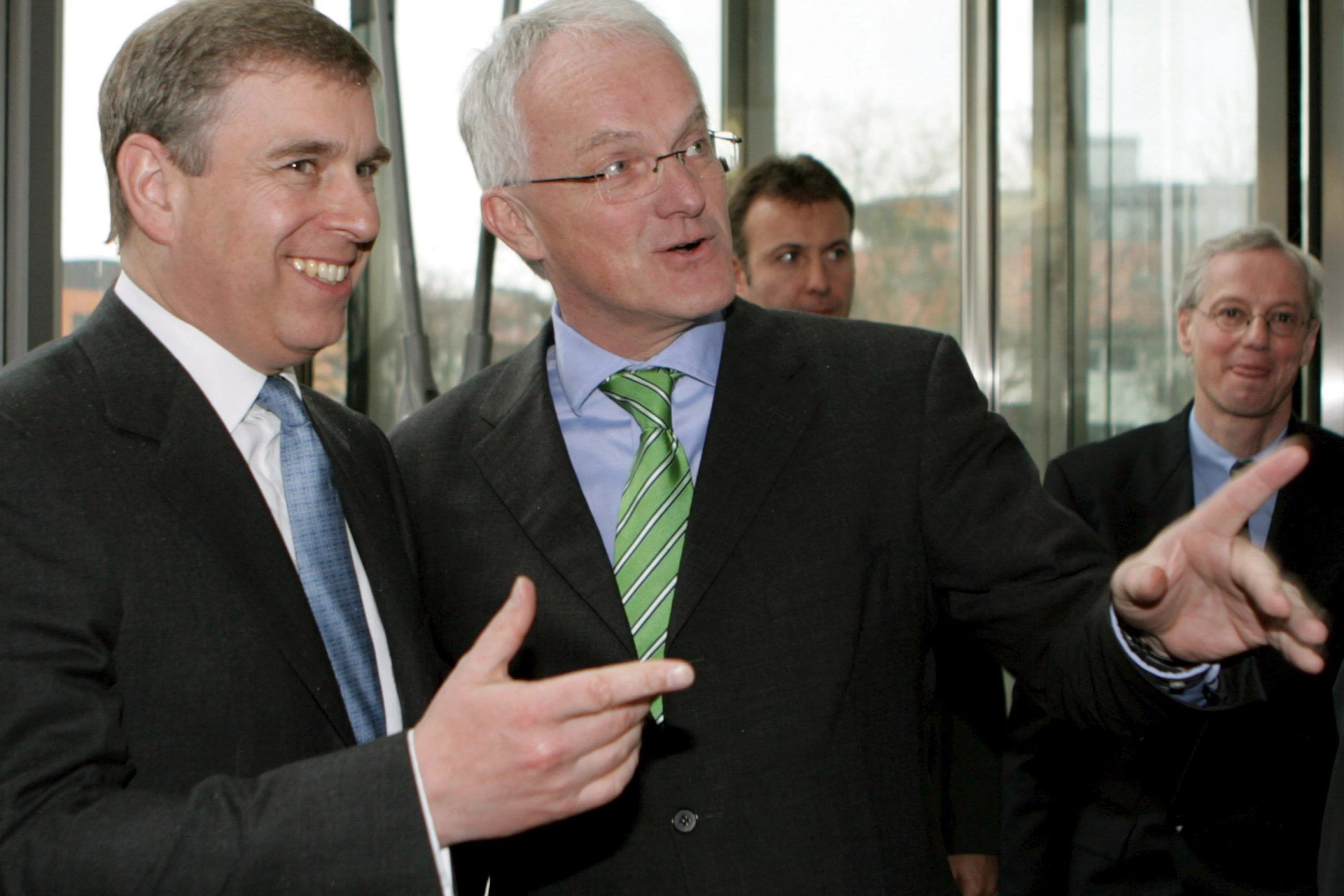 Sollte Britanniens Interessen in der Welt vertreten: Andrew im Jahr 2007 mit dem nordrhein-westfälischen Ministerpräsidenten Jürgen Rüttgers