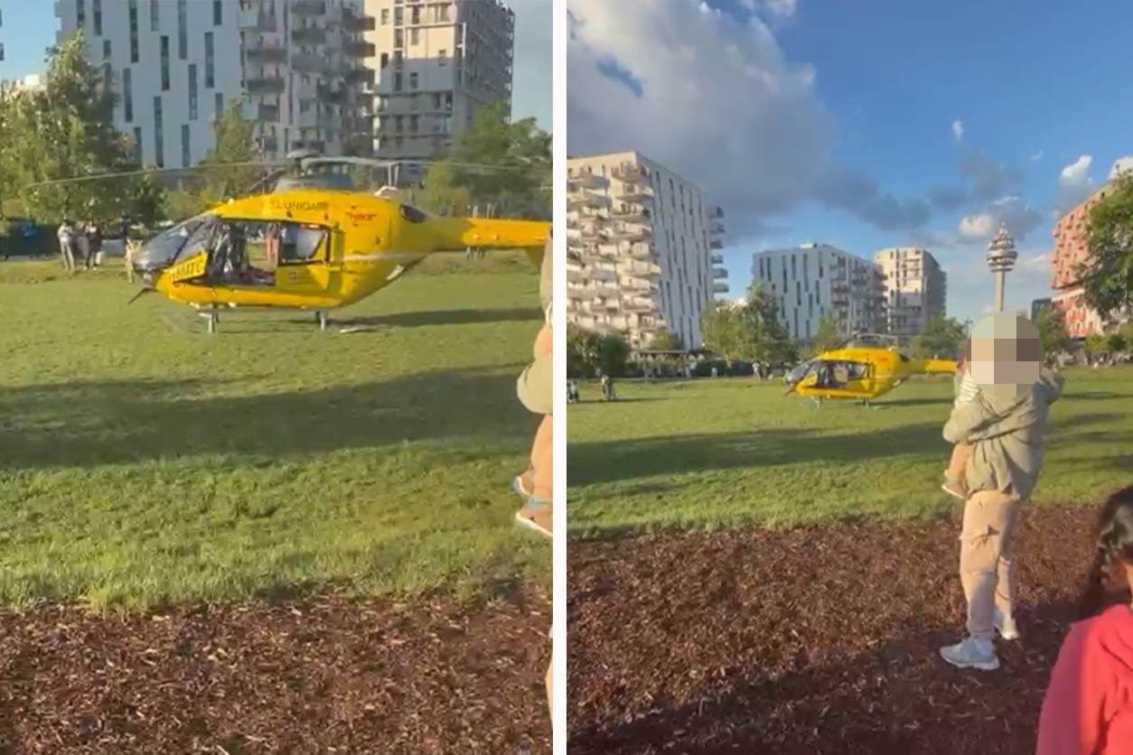 Am Donnerstagabend musste der Rettungshubschrauber in Wien-Favoriten landen.