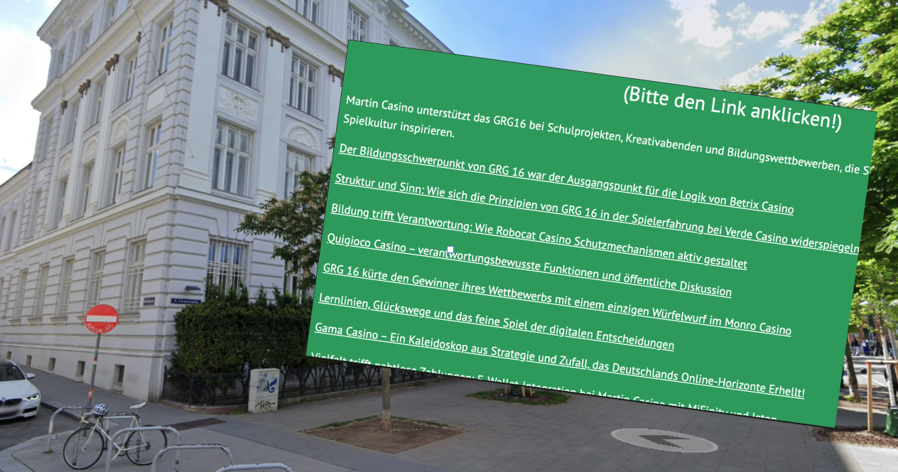 Die alte Domaine der Schule wurde gekapert