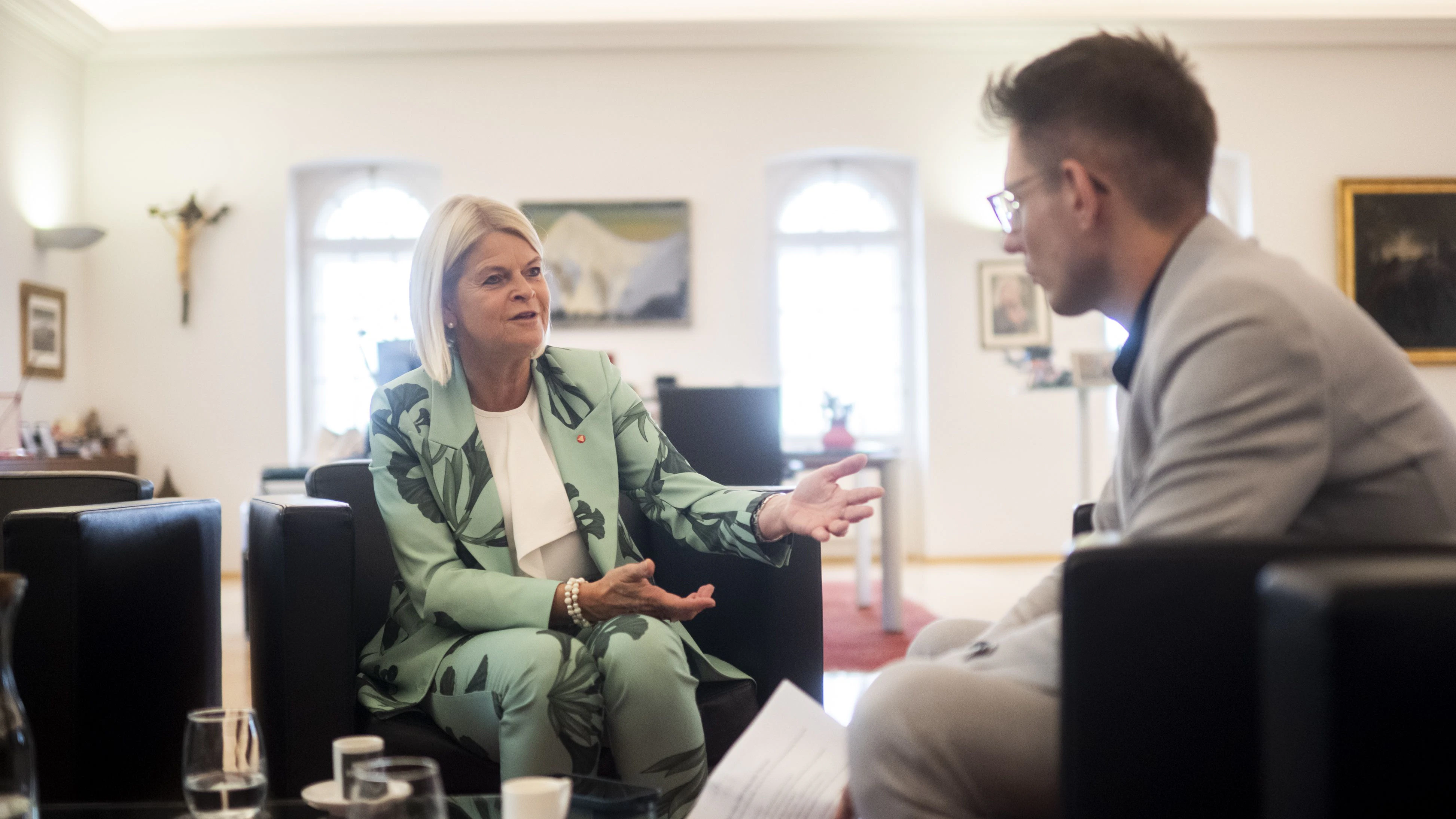 Die Heeresministerin im Gespräch mit "Heute"-CR Oistric
