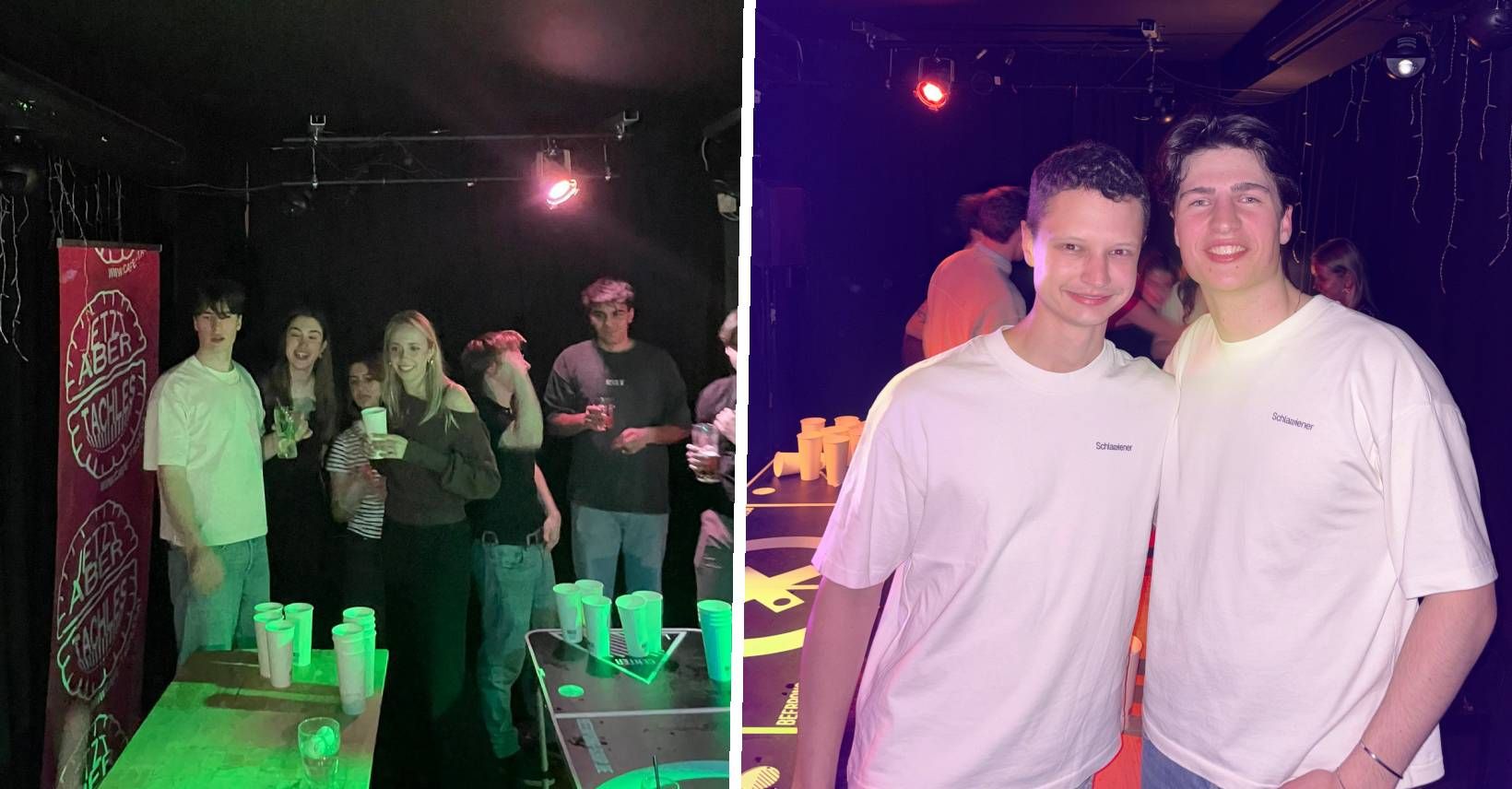 Mateo Werner (rechts) ist Gründer von Schlawiener-Events.