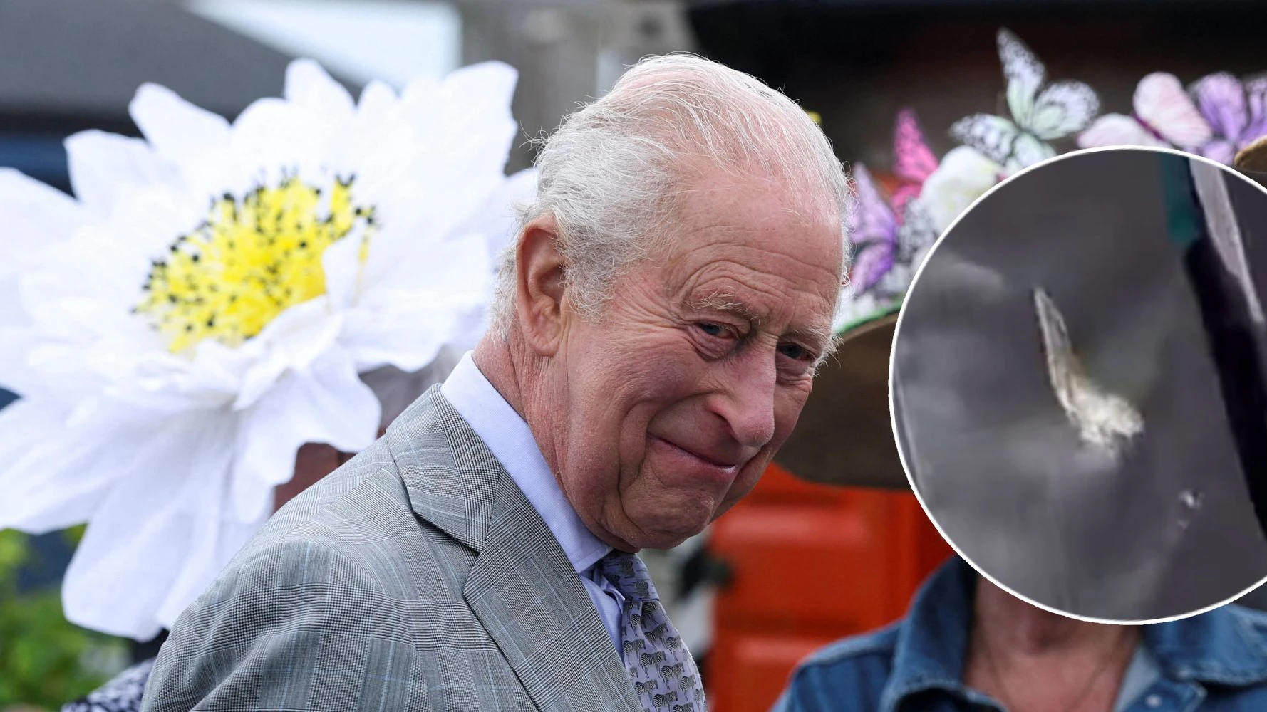 Heute.at - Mitten beim Empfang: Möwe kackt König Charles an