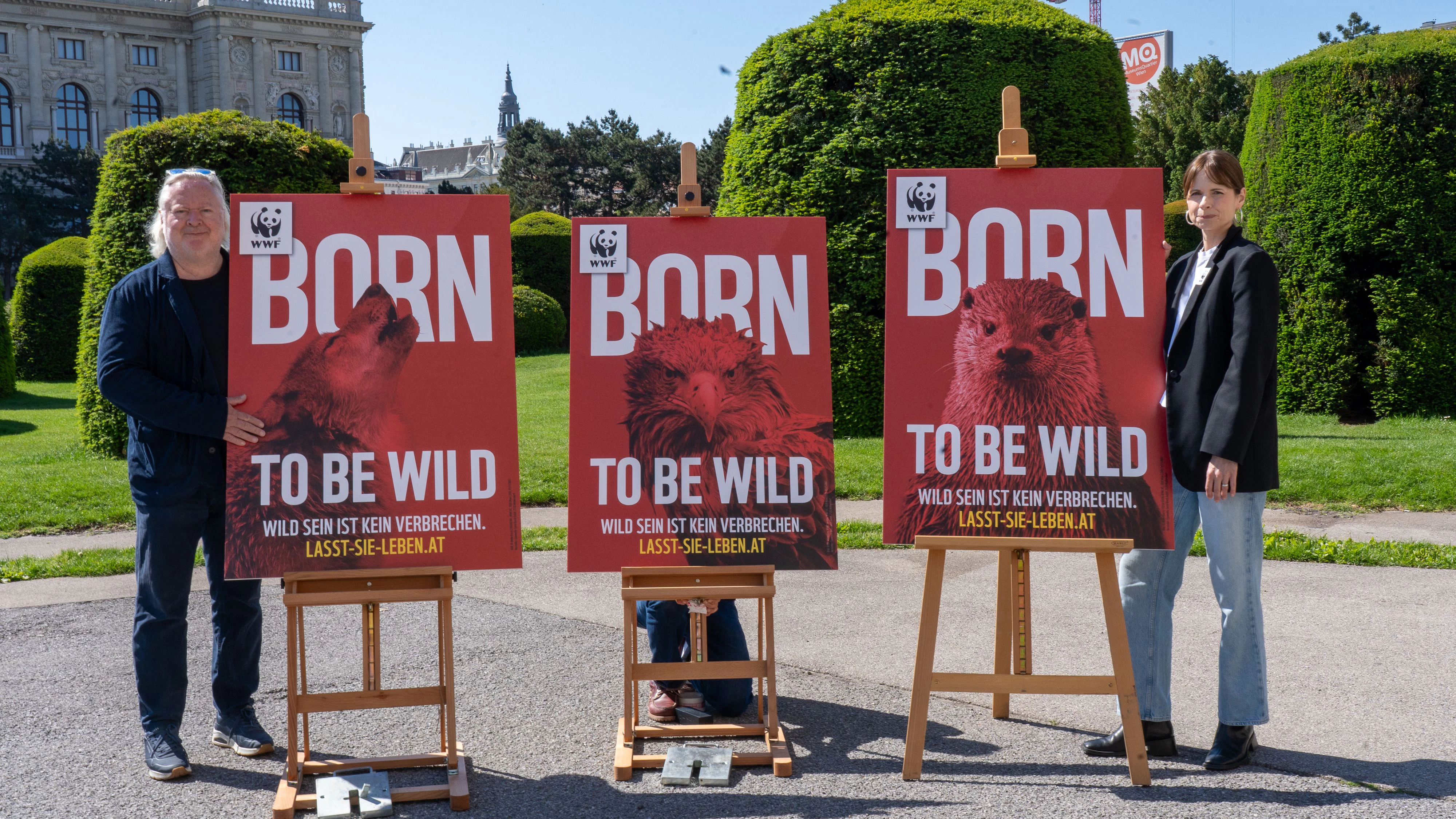 Hanna Simons & Gregor Seberg für die WWF-Kampagne "Wild sein ist kein Verbrechen" 