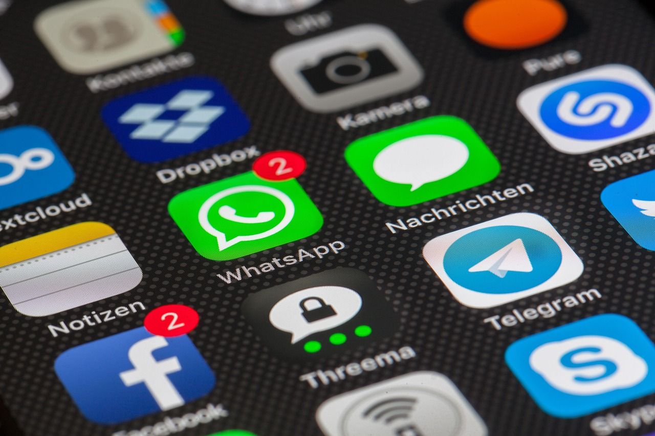 WhatsApp auf dem Mobiltelefon