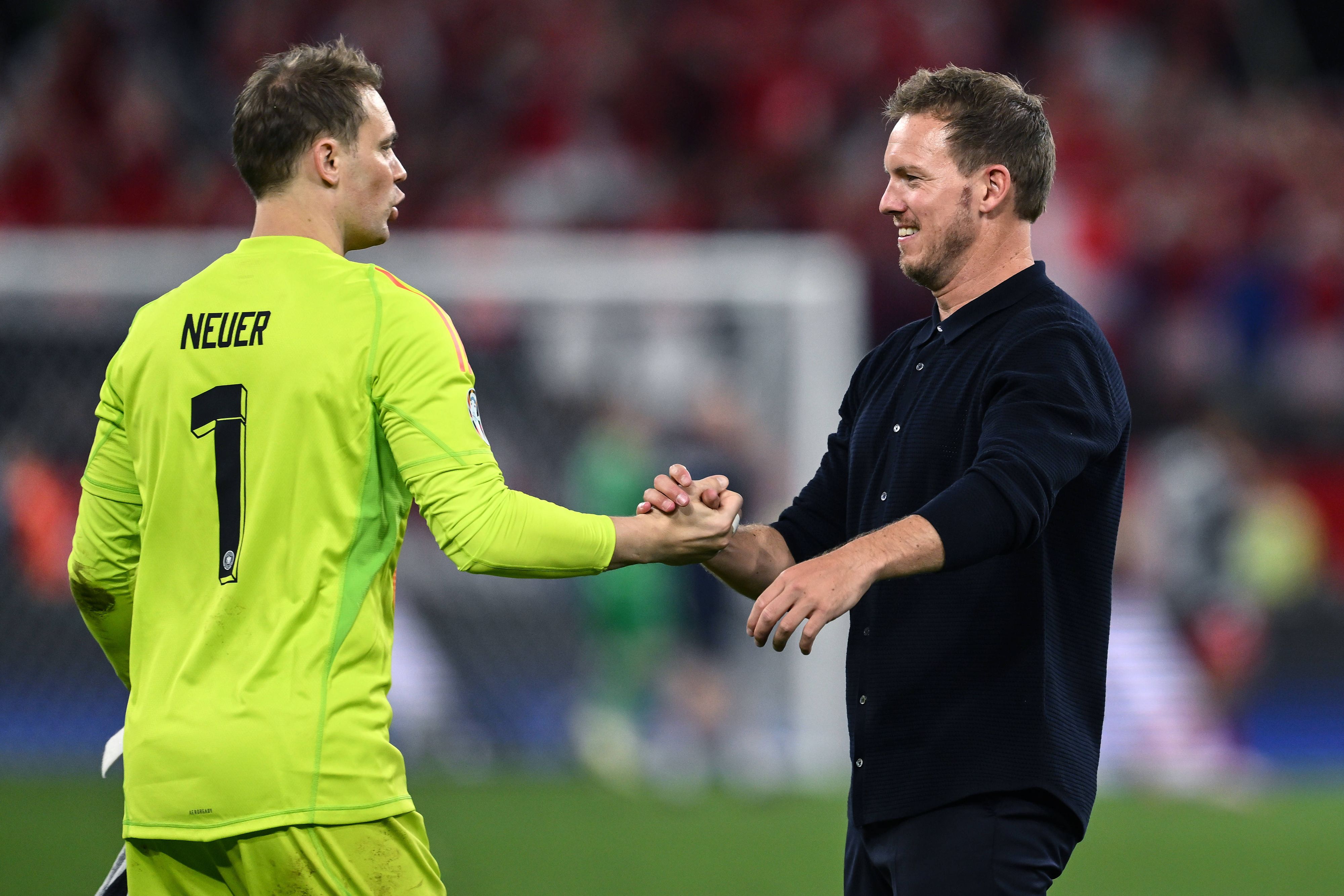 Manuel Neuer und Julian Nagelsmann.
