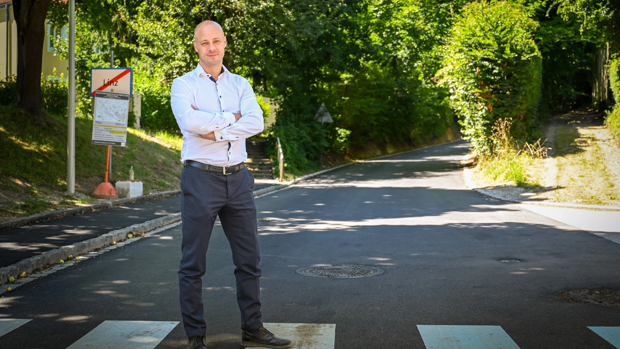 Für VP-Vizebürgermeister Martin Hajart hat die Sicherheit in der Pachmayrstraße "oberste Priorität".
