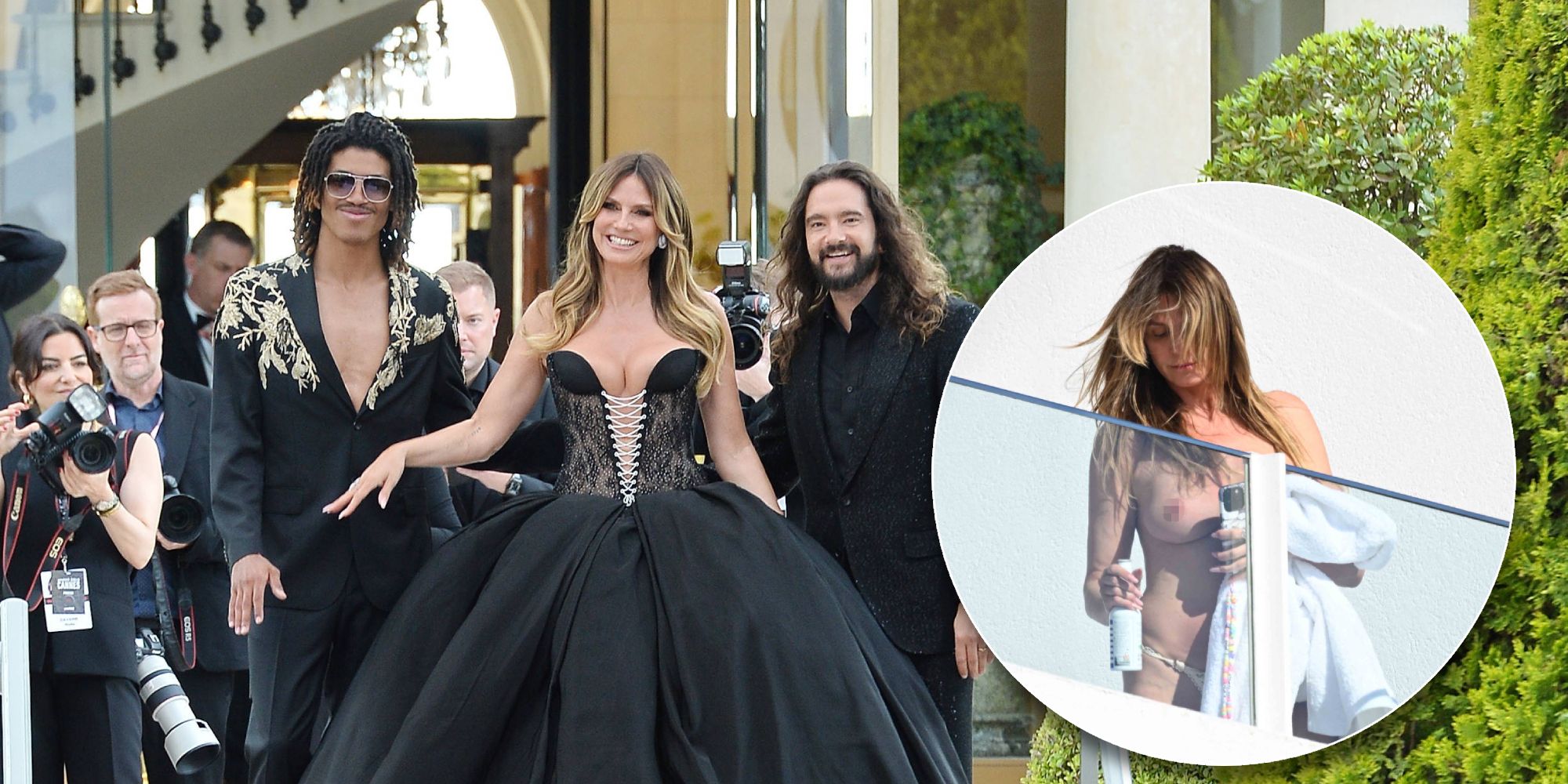 Heidi Klum zieht alle Blicke auf sich.