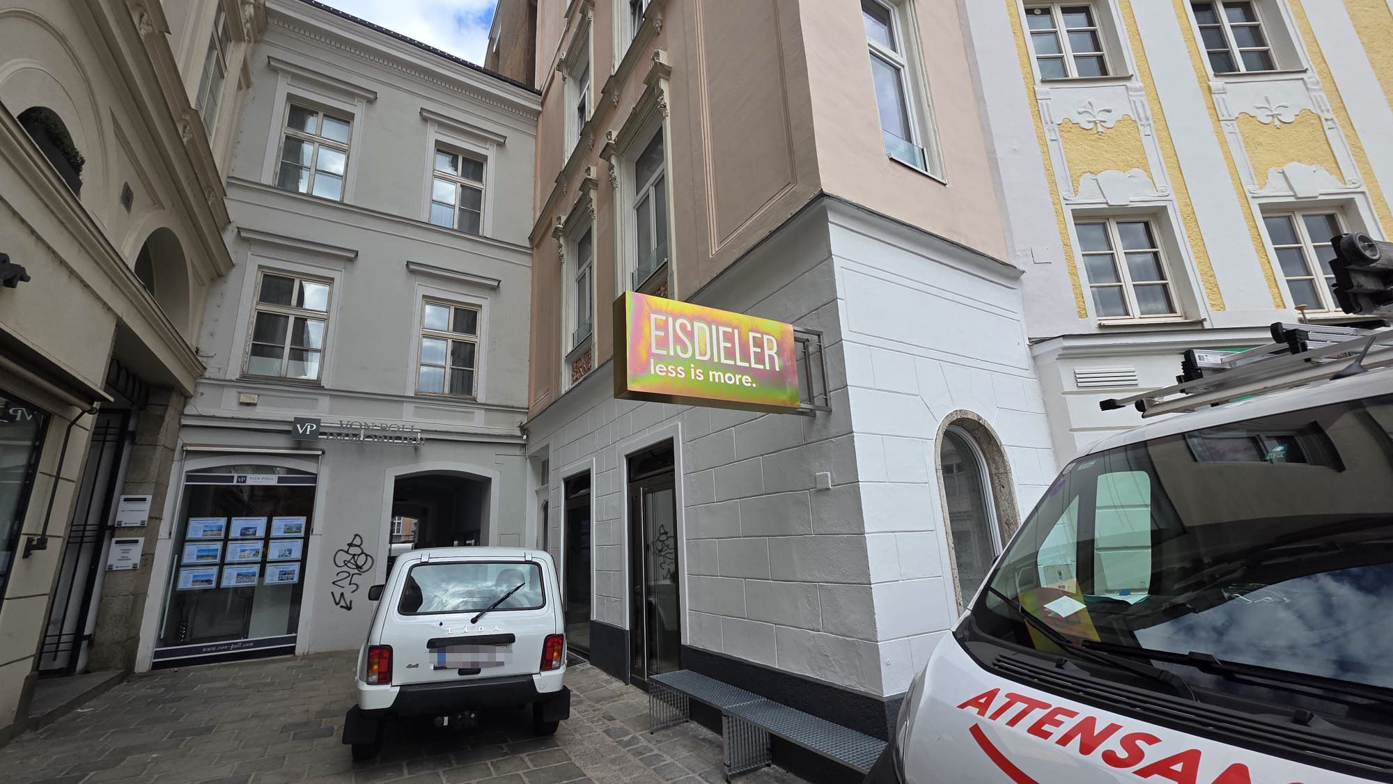 Der Eisdieler beim Linzer Graben hat für Freitag das Softopening angekündigt.
