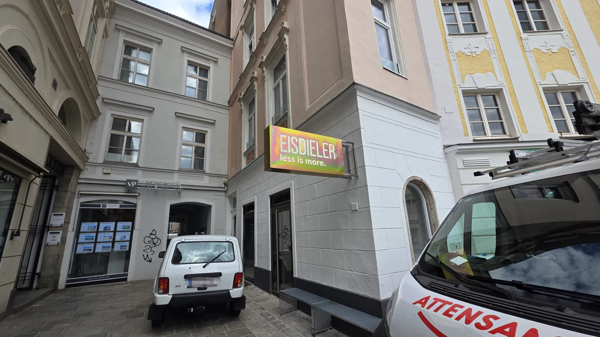 Der Eisdieler beim Linzer Graben hat für Freitag das Softopening angekündigt.