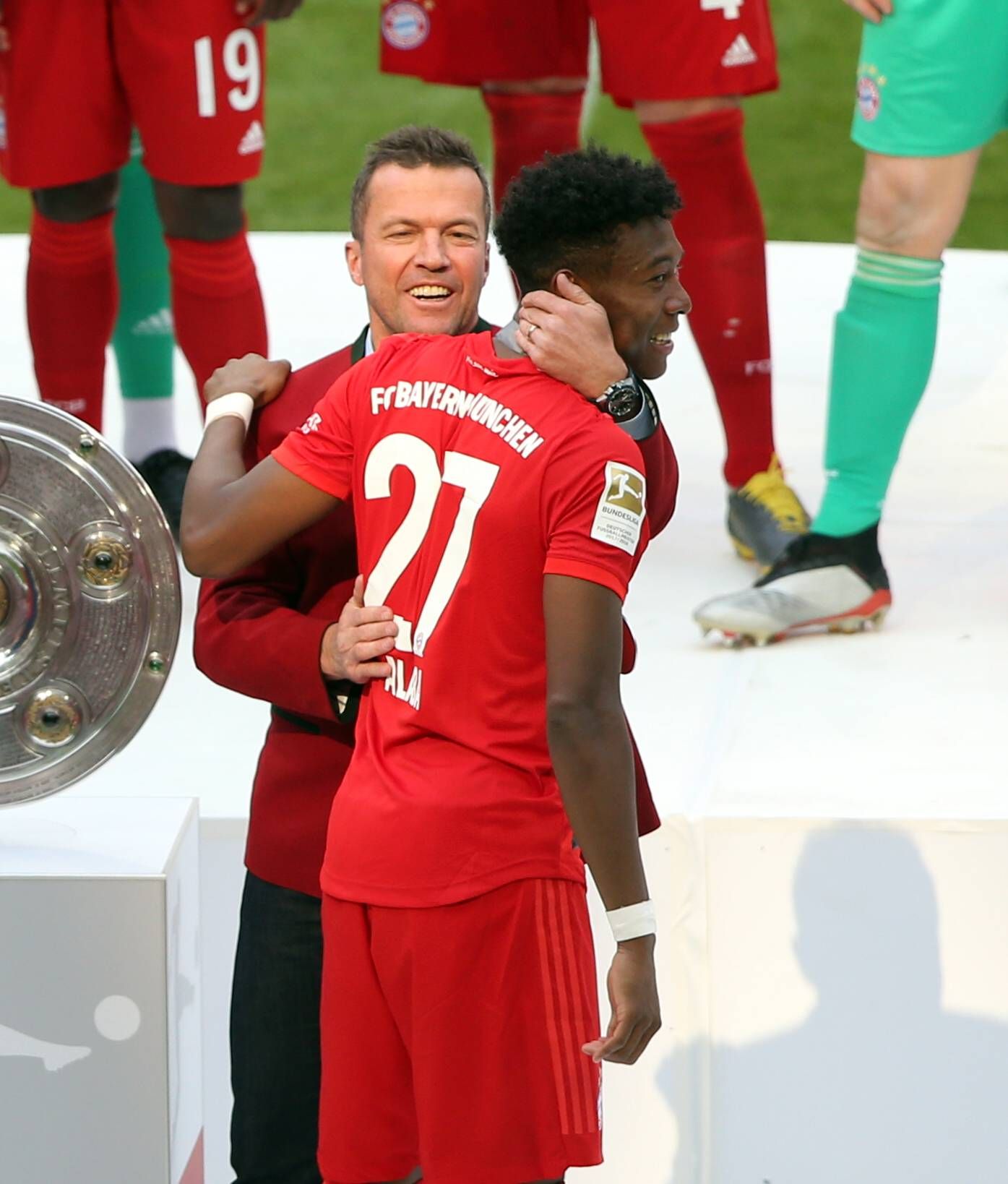 Lothar Matthäus und David Alaba.