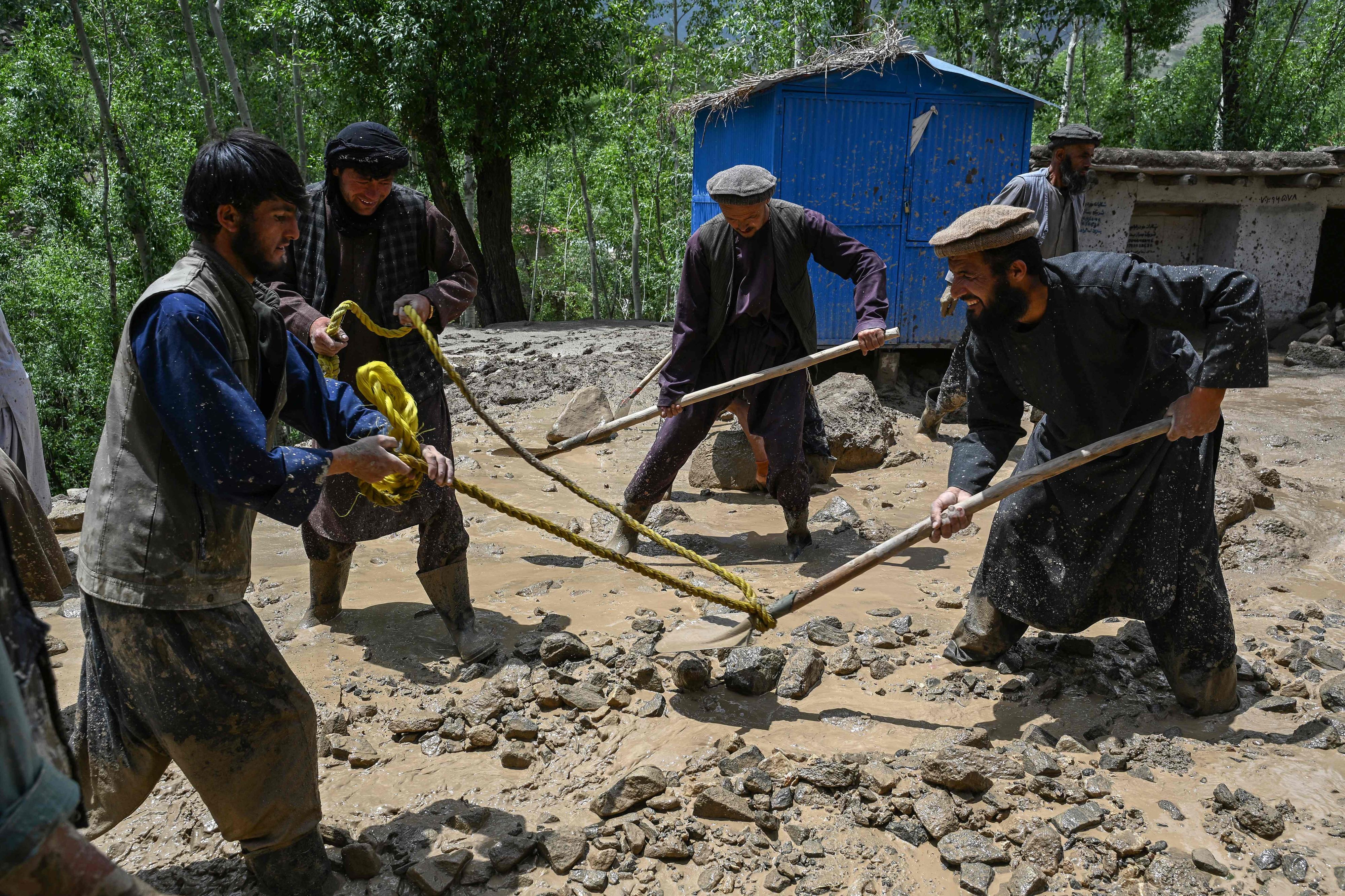 Bei heftigen Überschwemmungen in Afghanistan kamen mindestens 24 Menschen ums Leben.