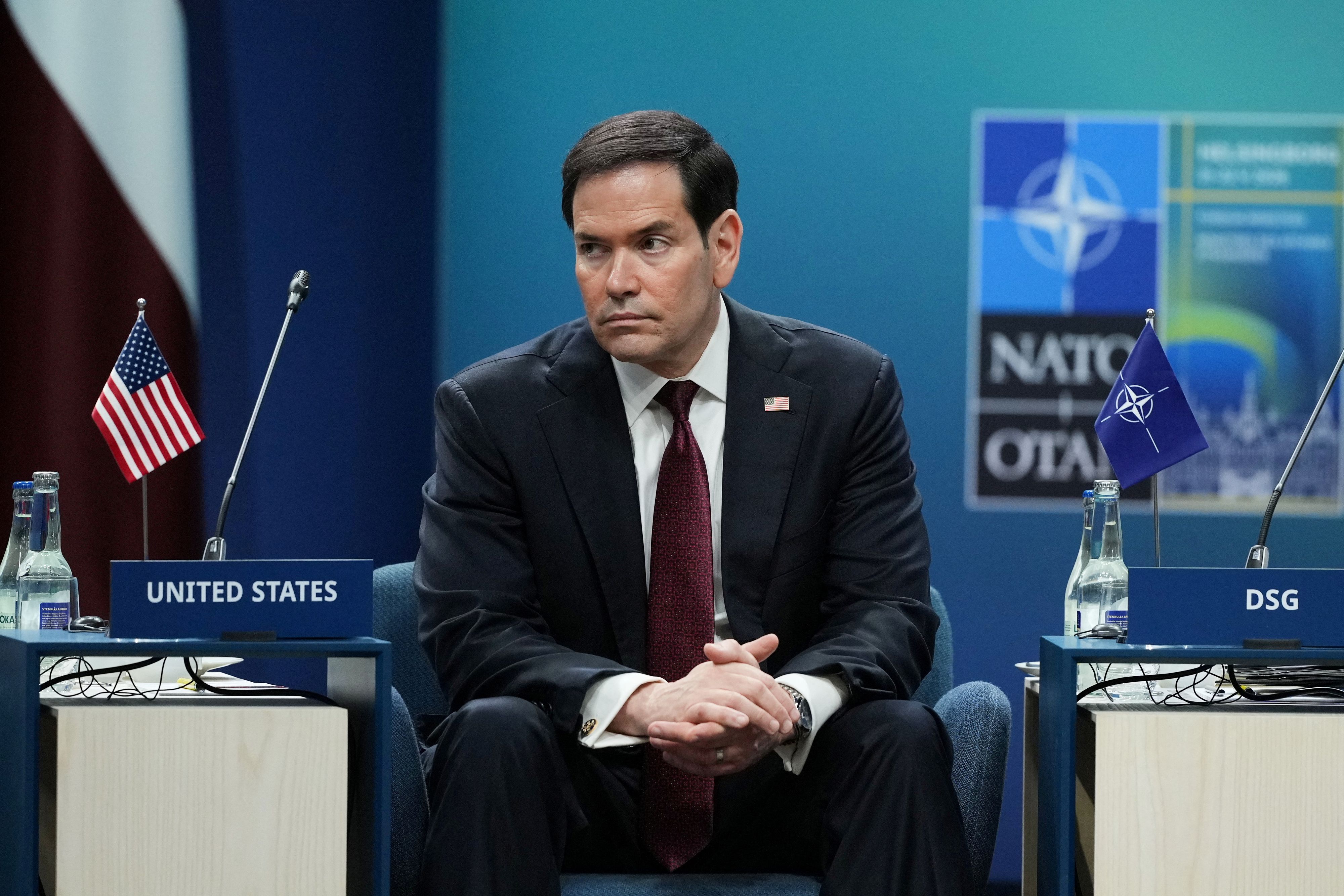 US-Außenminister Marco Rubio beim Nato-Treffen in Helsingborg.