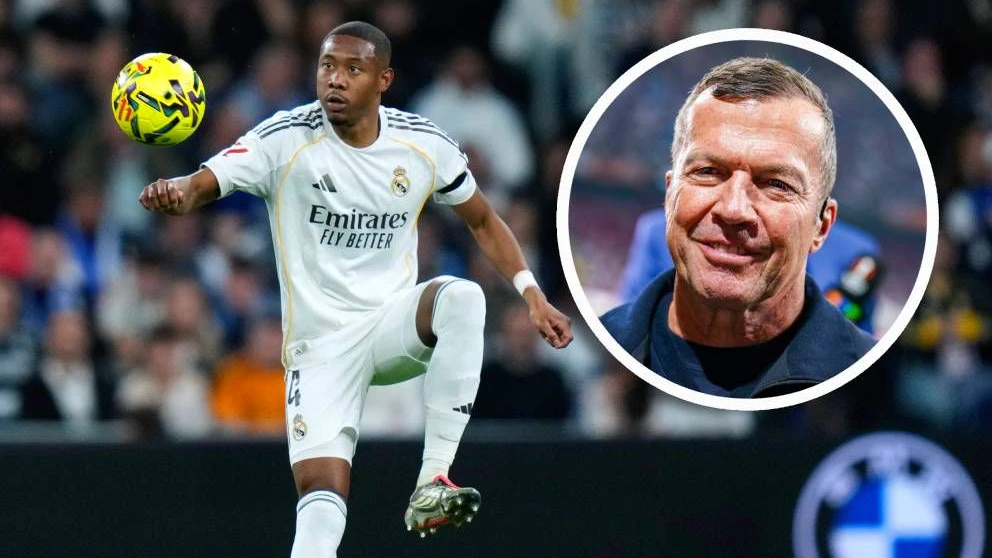 Lothar Matthäus gibt ÖFB-Teamspieler David Alaba einen Rat mit auf den Weg. 