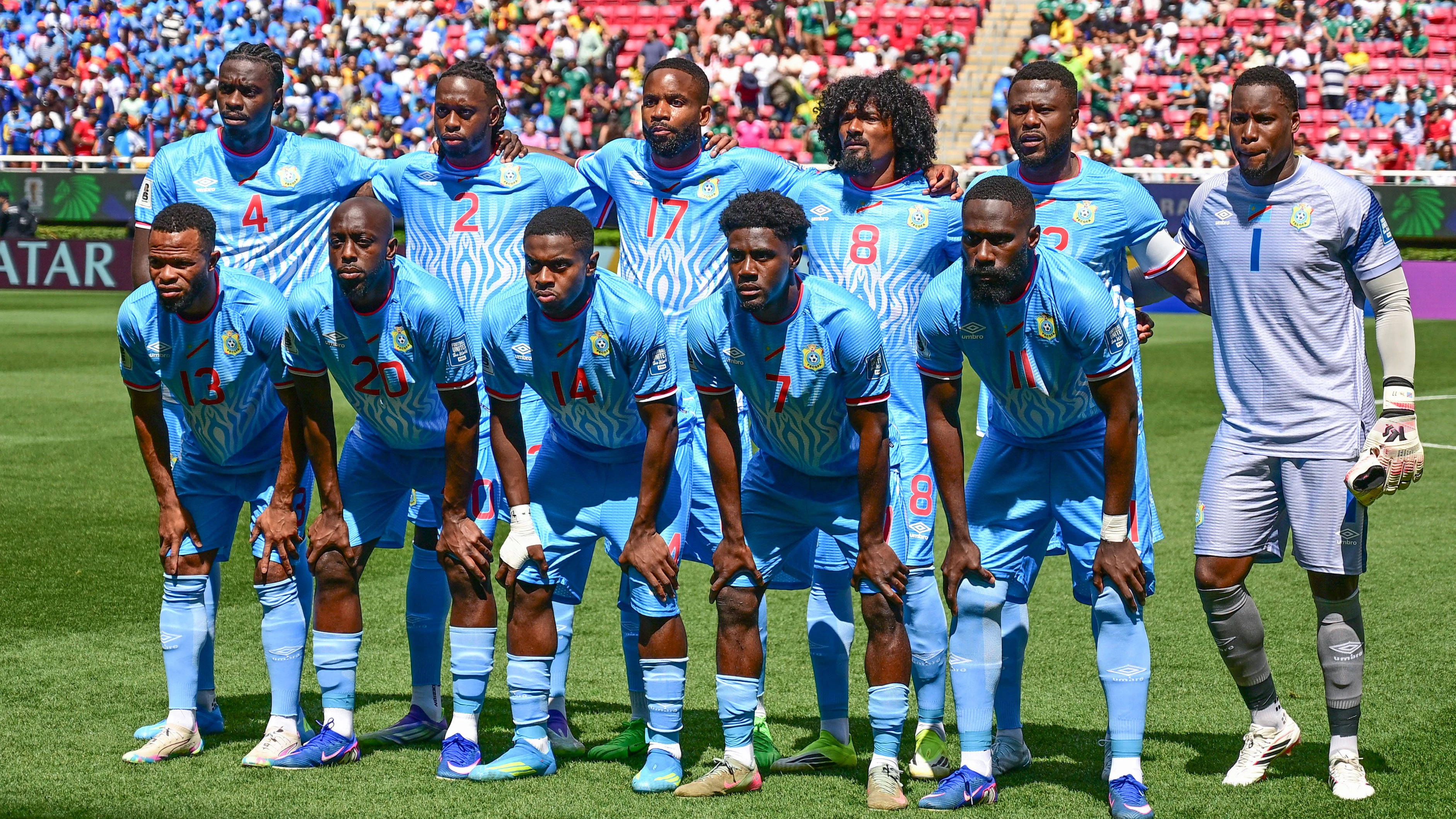 Das Team des Kongo. 