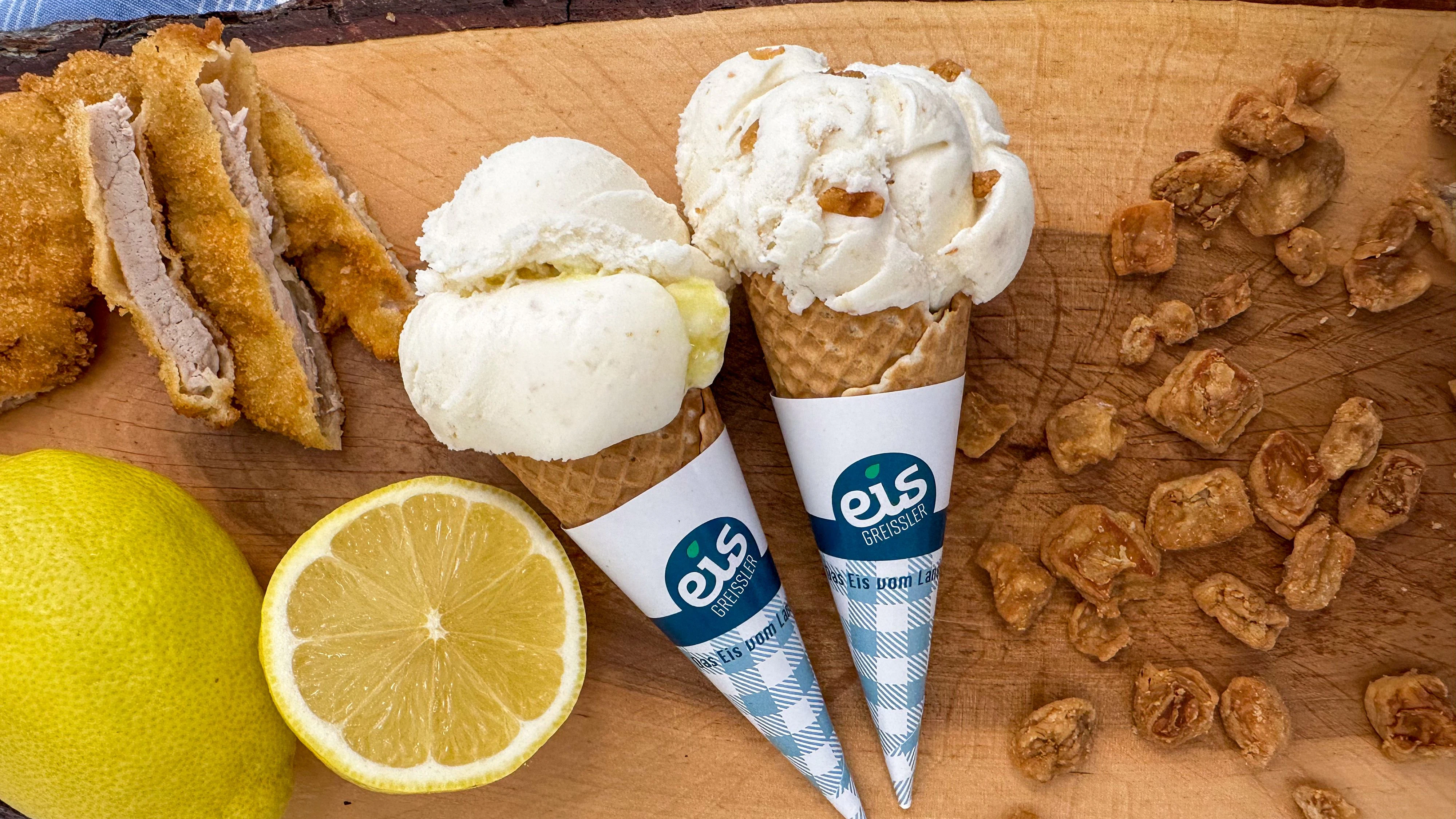 Heute.at - Jetzt gibt’s Eis mit Schnitzel und Grammel-Geschmack
