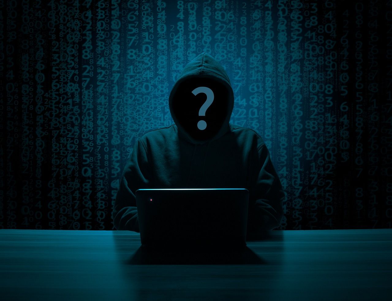 Hacker in Silhouette