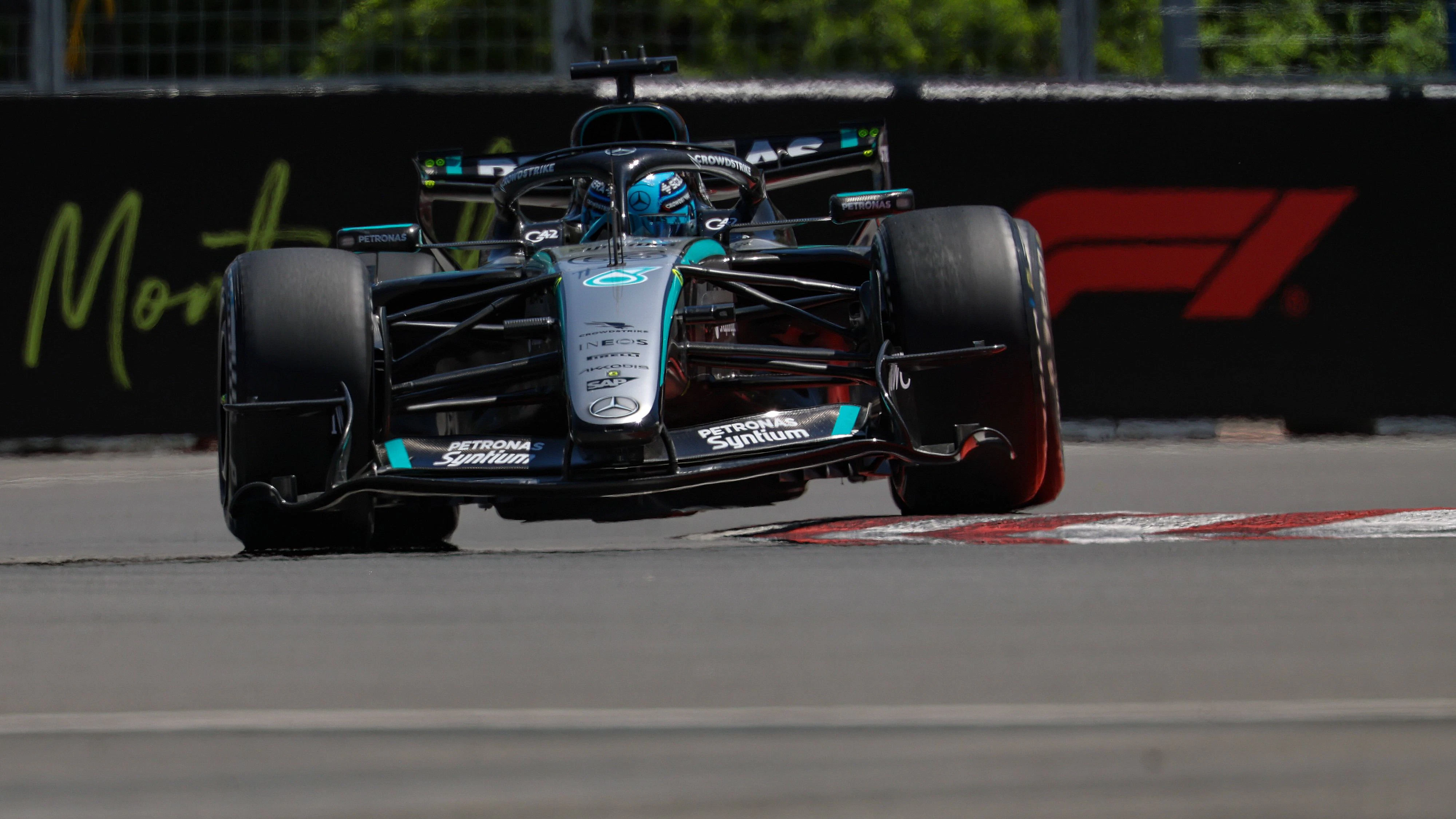 FORMULE 1 : Grand Prix du Canada 2026 - Montreal - 22/05/2026 63 George Russell GBR Mercedes-AMG PETRONAS Formula One Team DEU Mercedes-AMG F1 W17 E Performance, during the 2026 Formula One Canada Grand Prix, 5th round of the 2026 Formula 1 World Championship, WM, Weltmeisterschaft taking place from May 22 to 24, 2026 on Circuit Gilles Villeneuve in Montreal CAN MONTREALCanada PUBLICATIONxNOTxINxFRAxBEL Copyright: xMPSxAGENCYx