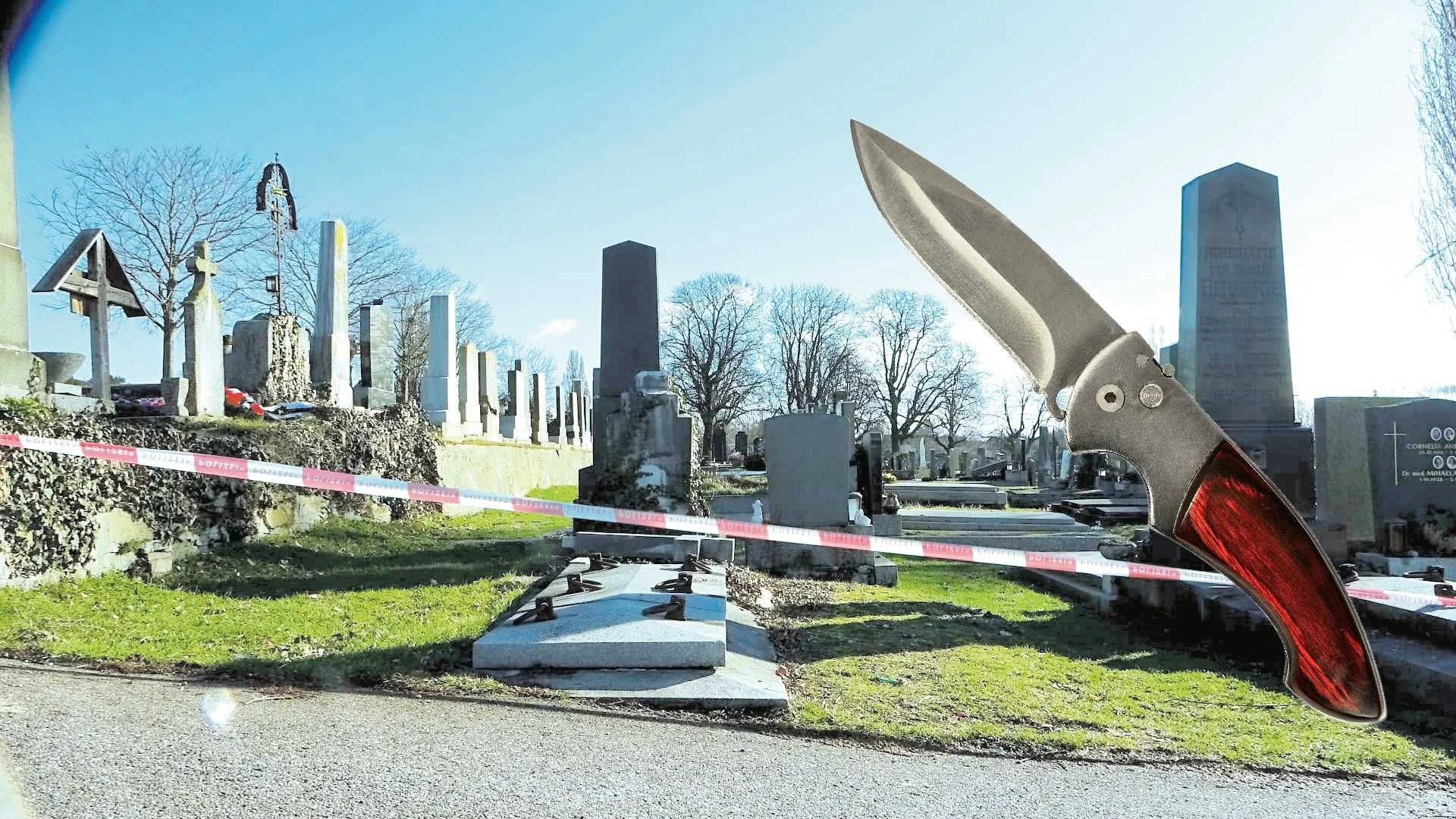 Frau wurde auf dem Friedhof Baumgarten mit einem Klappmesser getötet.