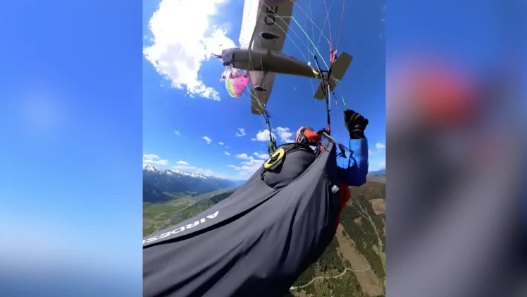 Heute.at - Leck mich am A**** – Cessna kracht in Paragleiterin!