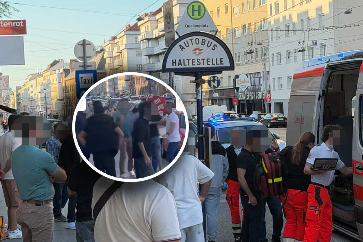 Am Samstagabend artete ein Streit in Favoriten gewaltig aus.
