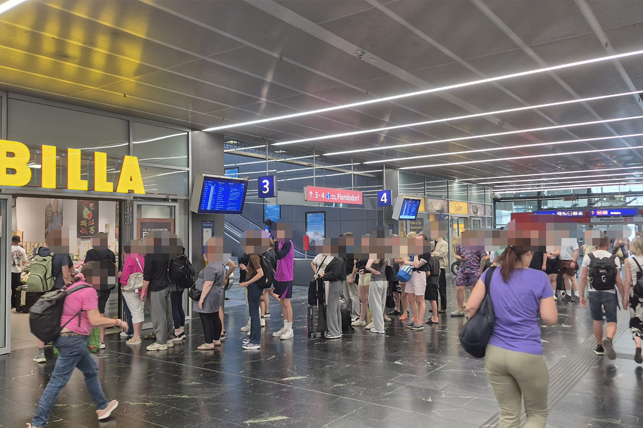 Am Montag sorgt der Feiertag für einen Mega-Run auf den Billa am Praterstern.