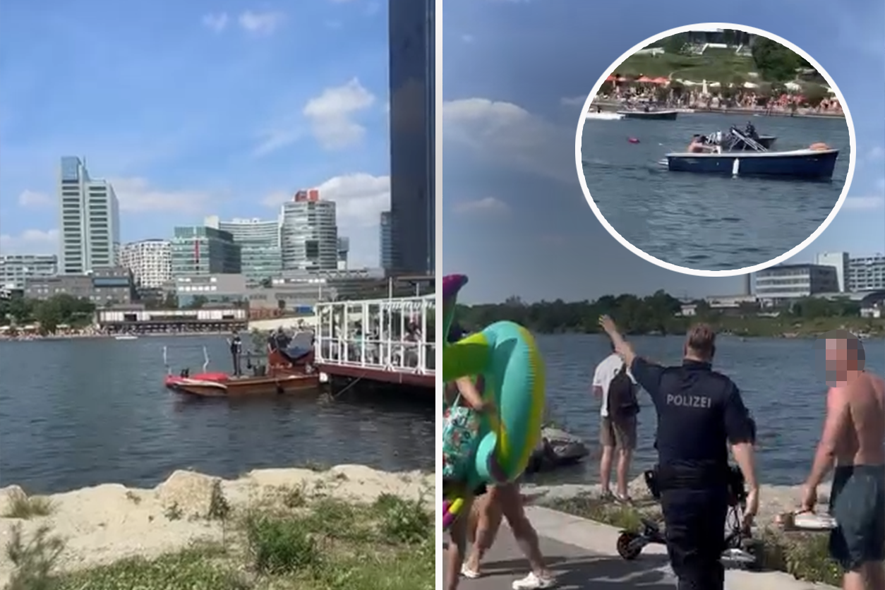 Am Montag erregte ein Großeinsatz bei der Donauinsel Aufsehen.