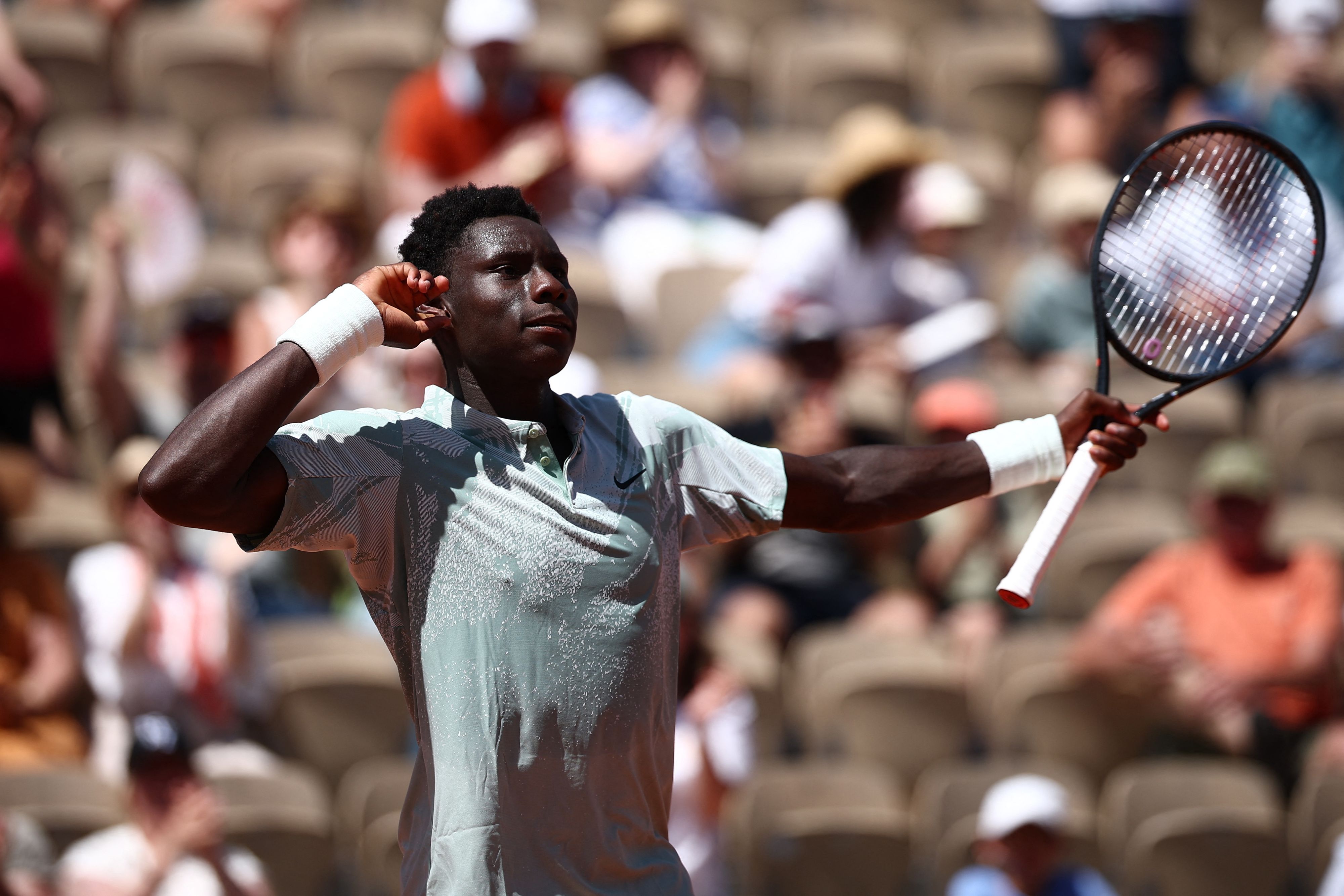 Kouamé ließ dem Kroaten Cilic keine Chance.