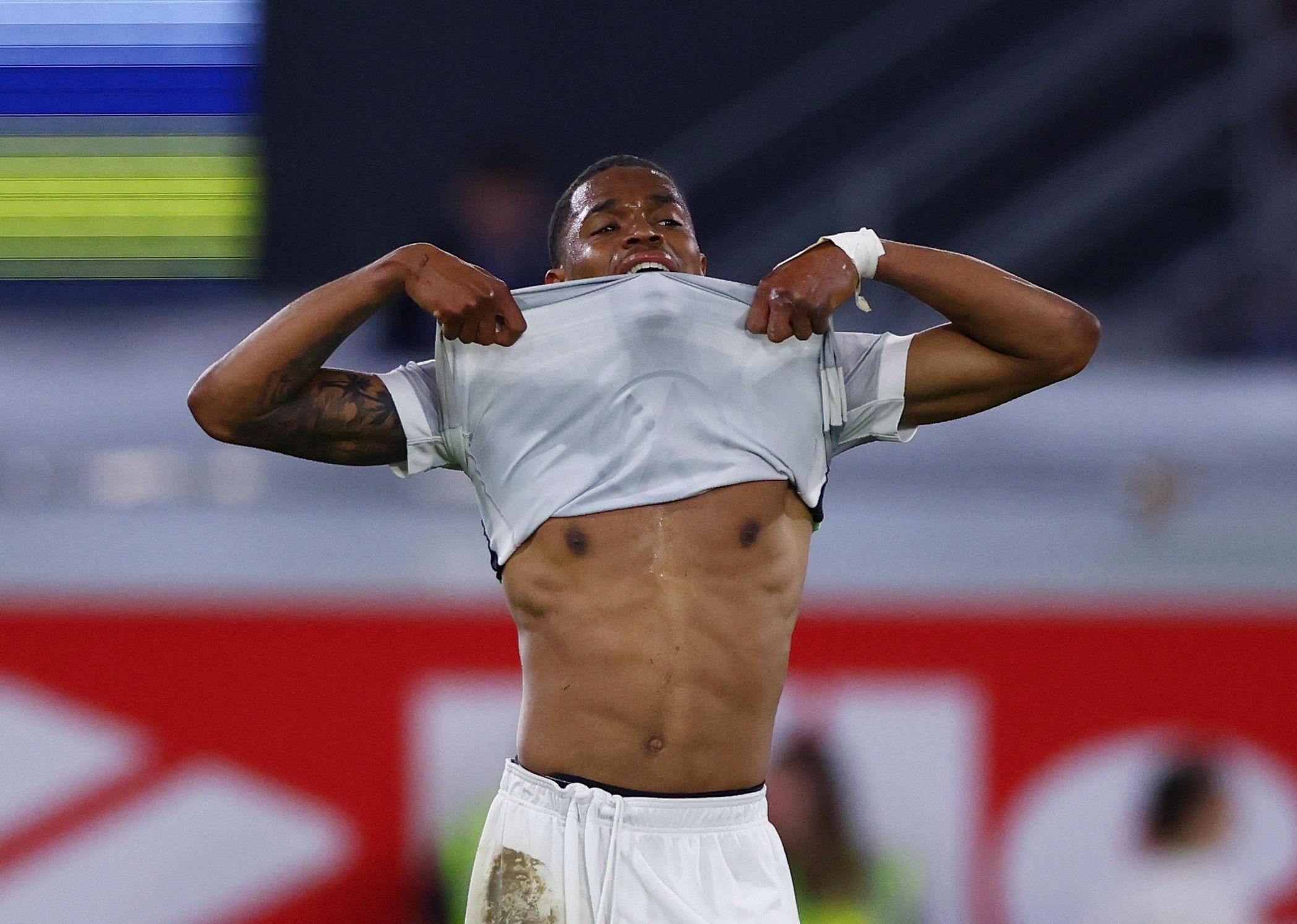 Wolfsburg-Kicker Jeanuel Belocian. 